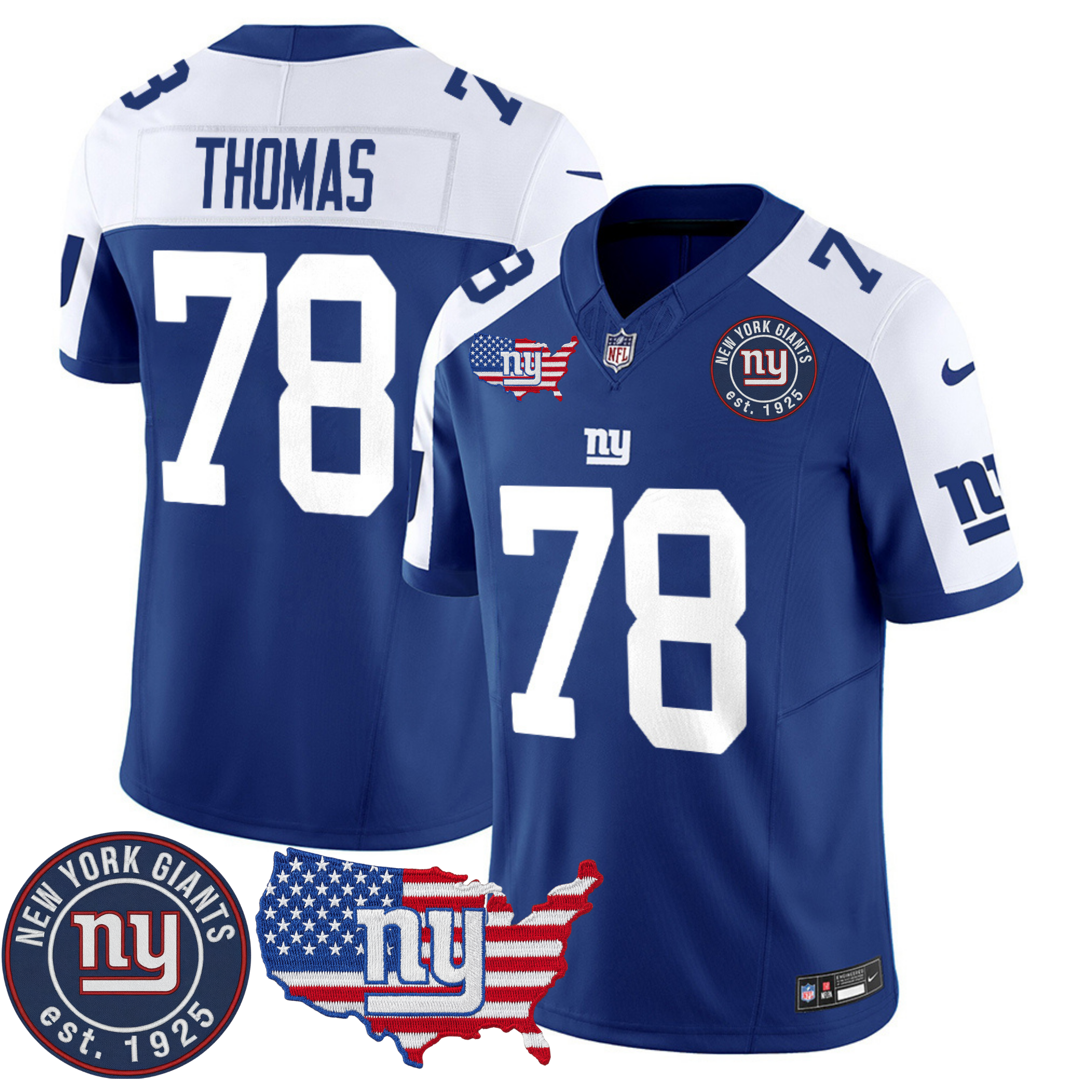 New York Giants Patch Vapor Jersey – All Stitched | NFL Jersey New York Giants Patch Vapor Jersey – All Stitched | NFL Jersey