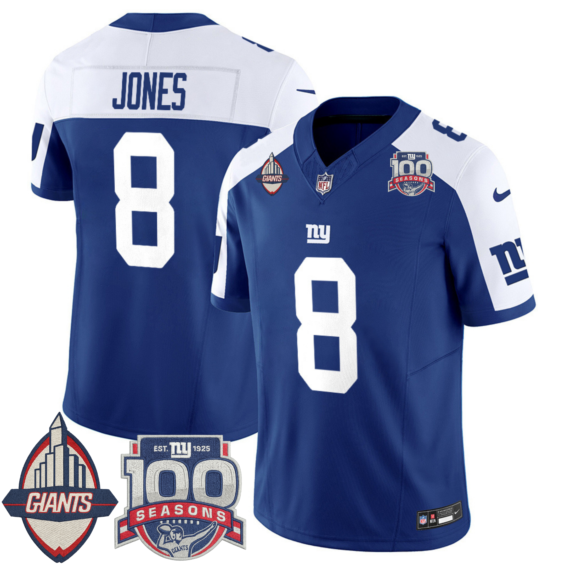 New York Giants Century Patch Commemorative Vapor Jersey – All Stitched | NFL Jersey New York Giants Century Patch Commemorative Vapor Jersey – All Stitched | NFL Jersey