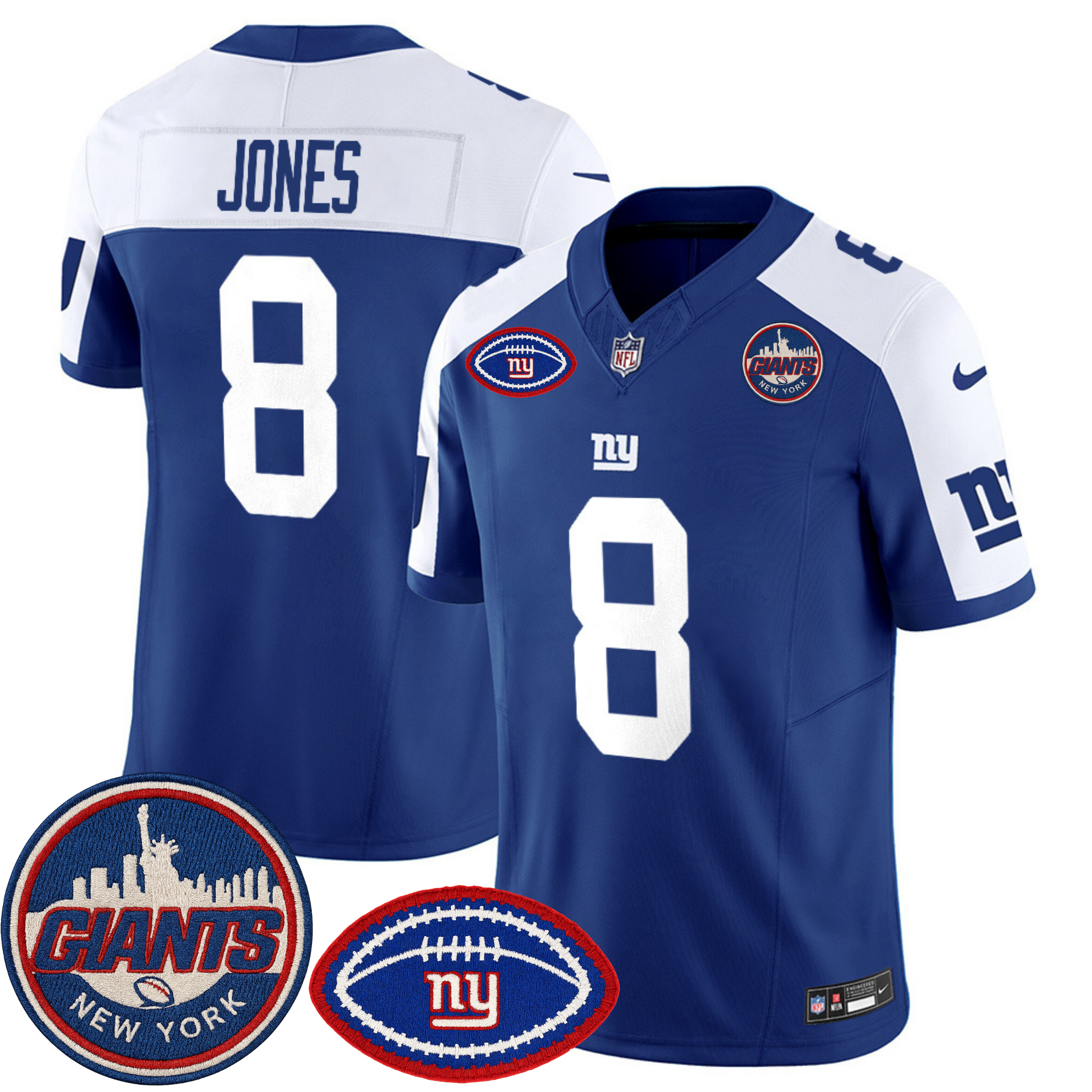 New York Giants NY Patch Commemorative Vapor Jersey – All Stitched | NFL Jersey New York Giants NY Patch Commemorative Vapor Jersey – All Stitched | NFL Jersey