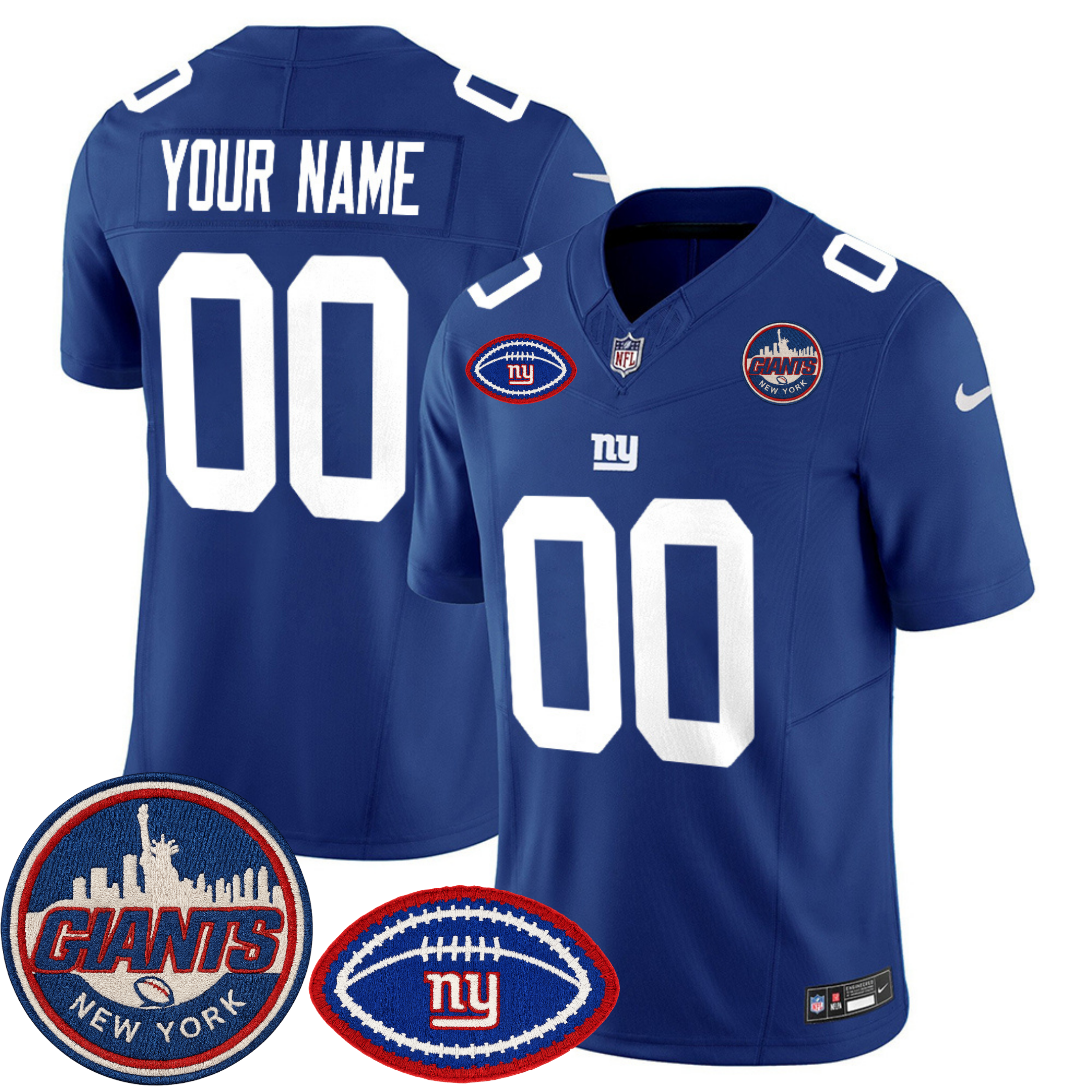 New York Giants NY Patch Commemorative Custom Vapor Jersey – All Stitched | NFL Jersey New York Giants NY Patch Commemorative Custom Vapor Jersey – All Stitched | NFL Jersey