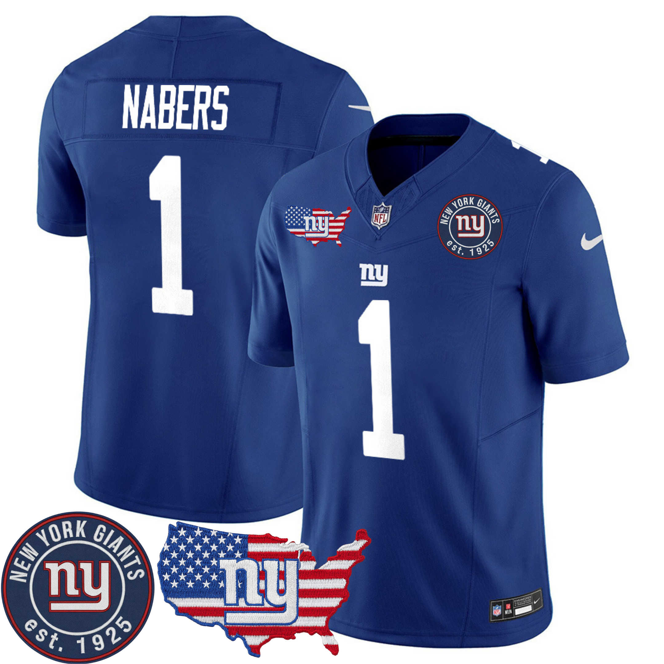 New York Giants Patch Vapor Jersey – All Stitched | NFL Jersey New York Giants Patch Vapor Jersey – All Stitched | NFL Jersey
