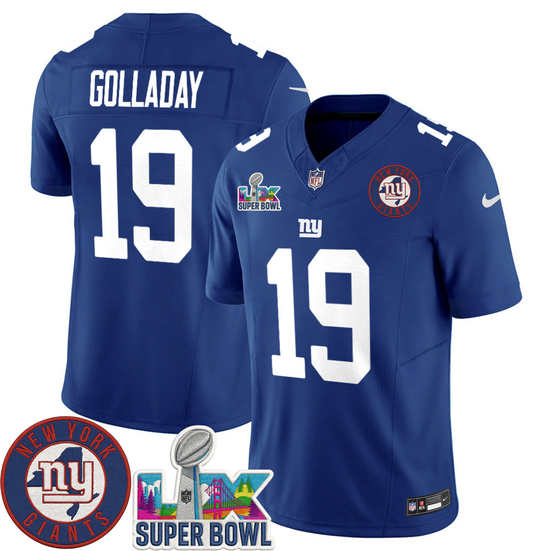 New York Giants NYG LIX Super Bowl Patch Vapor Jersey – All Stitched | NFL Jersey New York Giants NYG LIX Super Bowl Patch Vapor Jersey – All Stitched | NFL Jersey