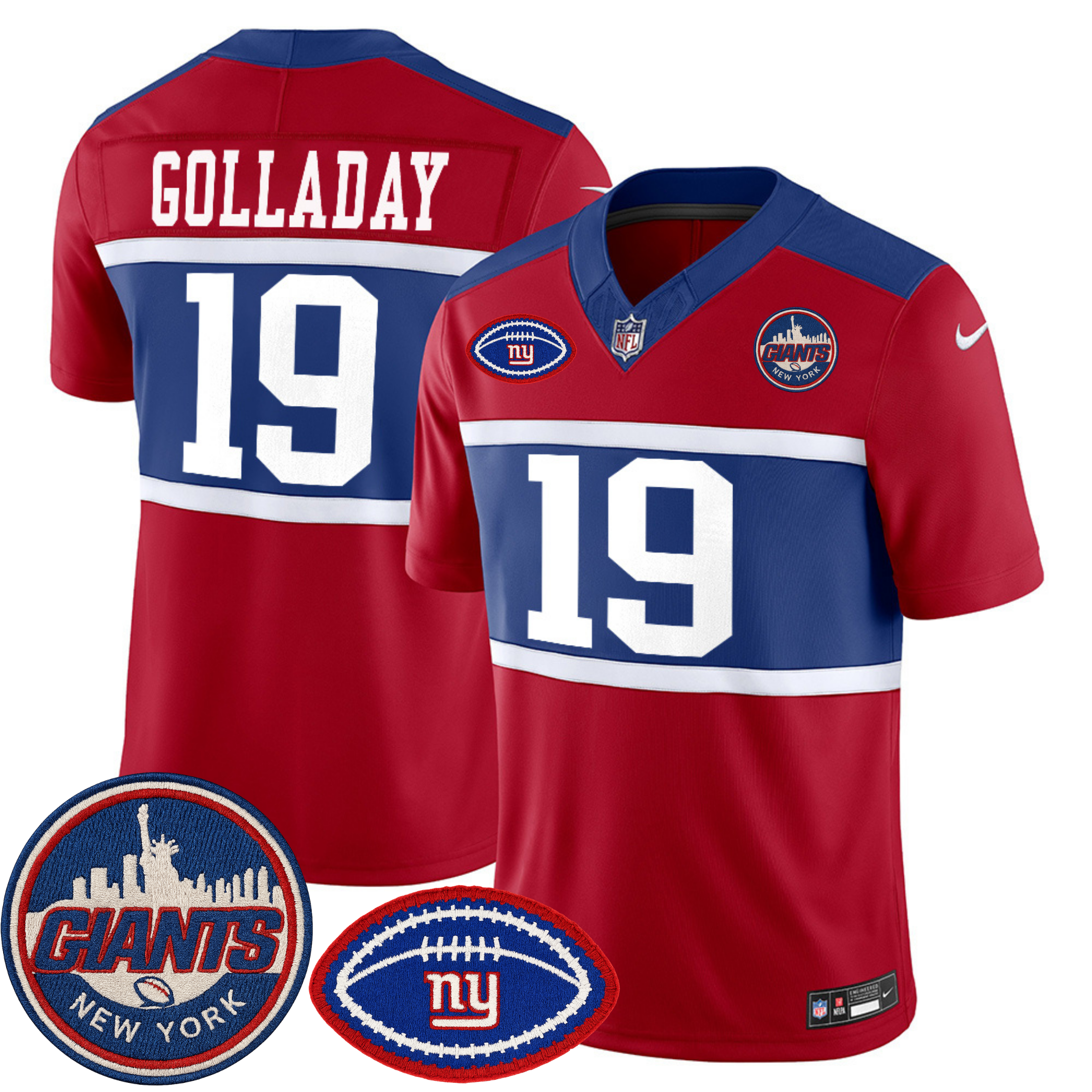 New York Giants NY Patch Commemorative Vapor Jersey – All Stitched | NFL Jersey New York Giants NY Patch Commemorative Vapor Jersey – All Stitched | NFL Jersey