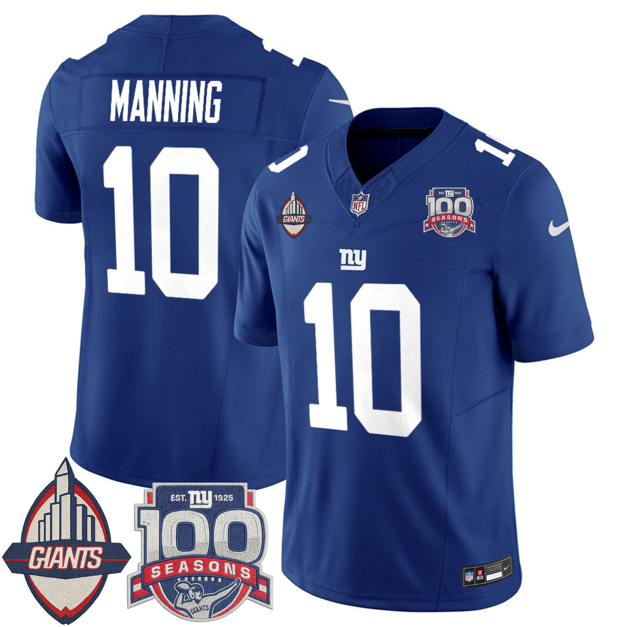 New York Giants Century Patch Commemorative Vapor Jersey – All Stitched | NFL Jersey New York Giants Century Patch Commemorative Vapor Jersey – All Stitched | NFL Jersey