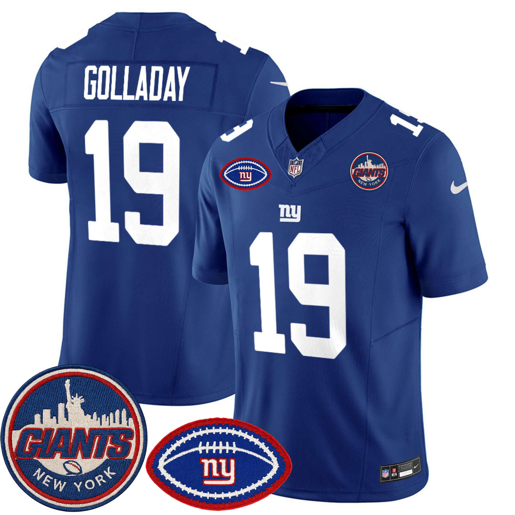 New York Giants NY Patch Commemorative Vapor Jersey – All Stitched | NFL Jersey New York Giants NY Patch Commemorative Vapor Jersey – All Stitched | NFL Jersey
