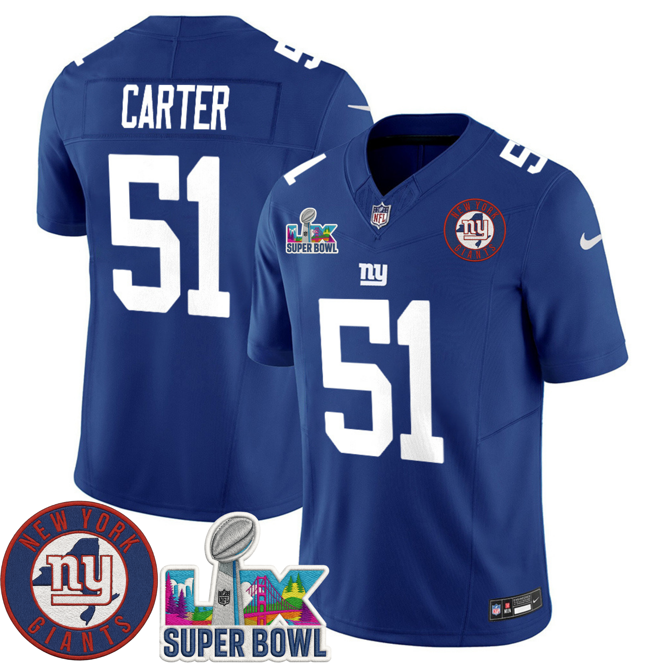 New York Giants NYG LIX Super Bowl Patch Vapor Jersey – All Stitched | NFL Jersey New York Giants NYG LIX Super Bowl Patch Vapor Jersey – All Stitched | NFL Jersey