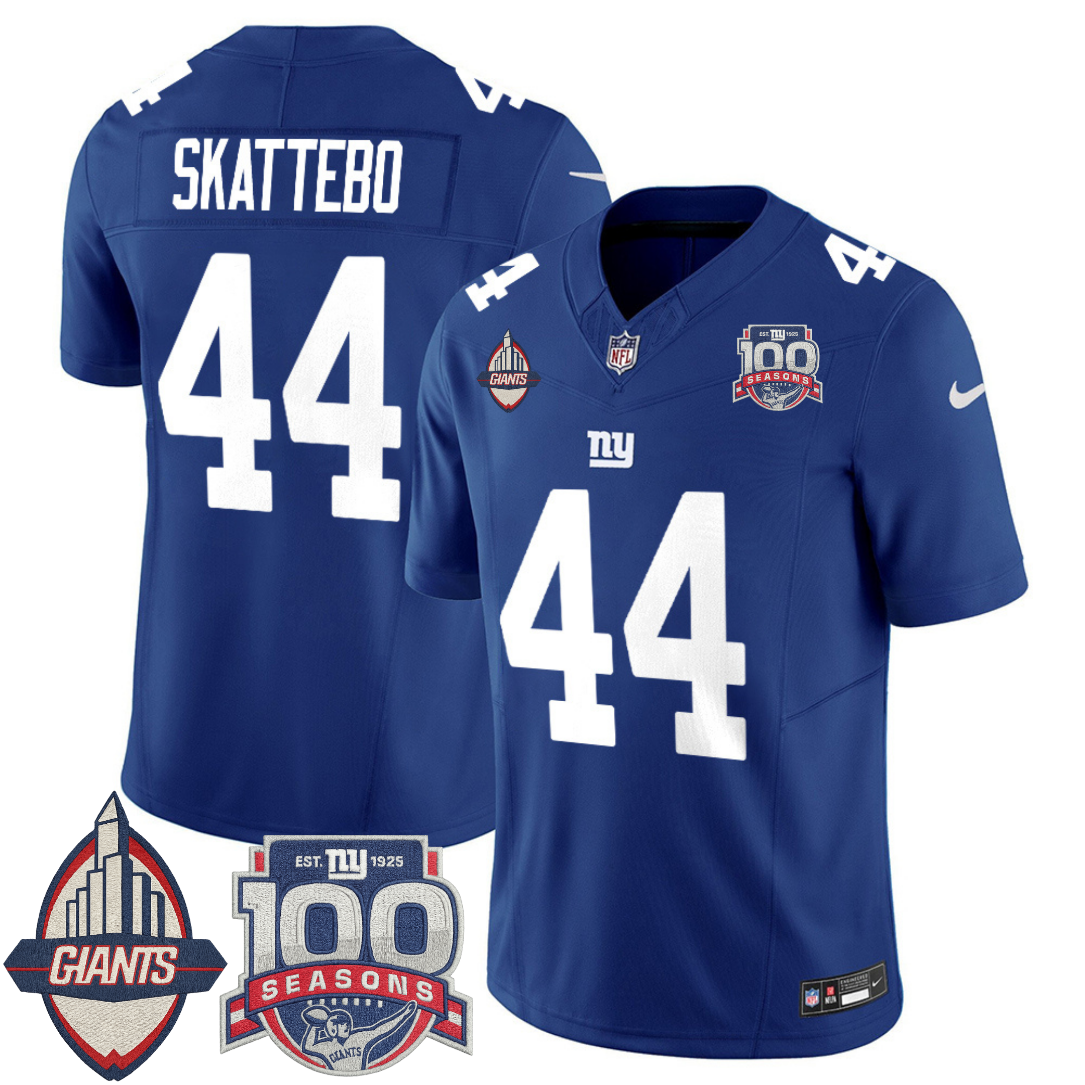 New York Giants Century Patch Commemorative Vapor Jersey – All Stitched | NFL Jersey New York Giants Century Patch Commemorative Vapor Jersey – All Stitched | NFL Jersey