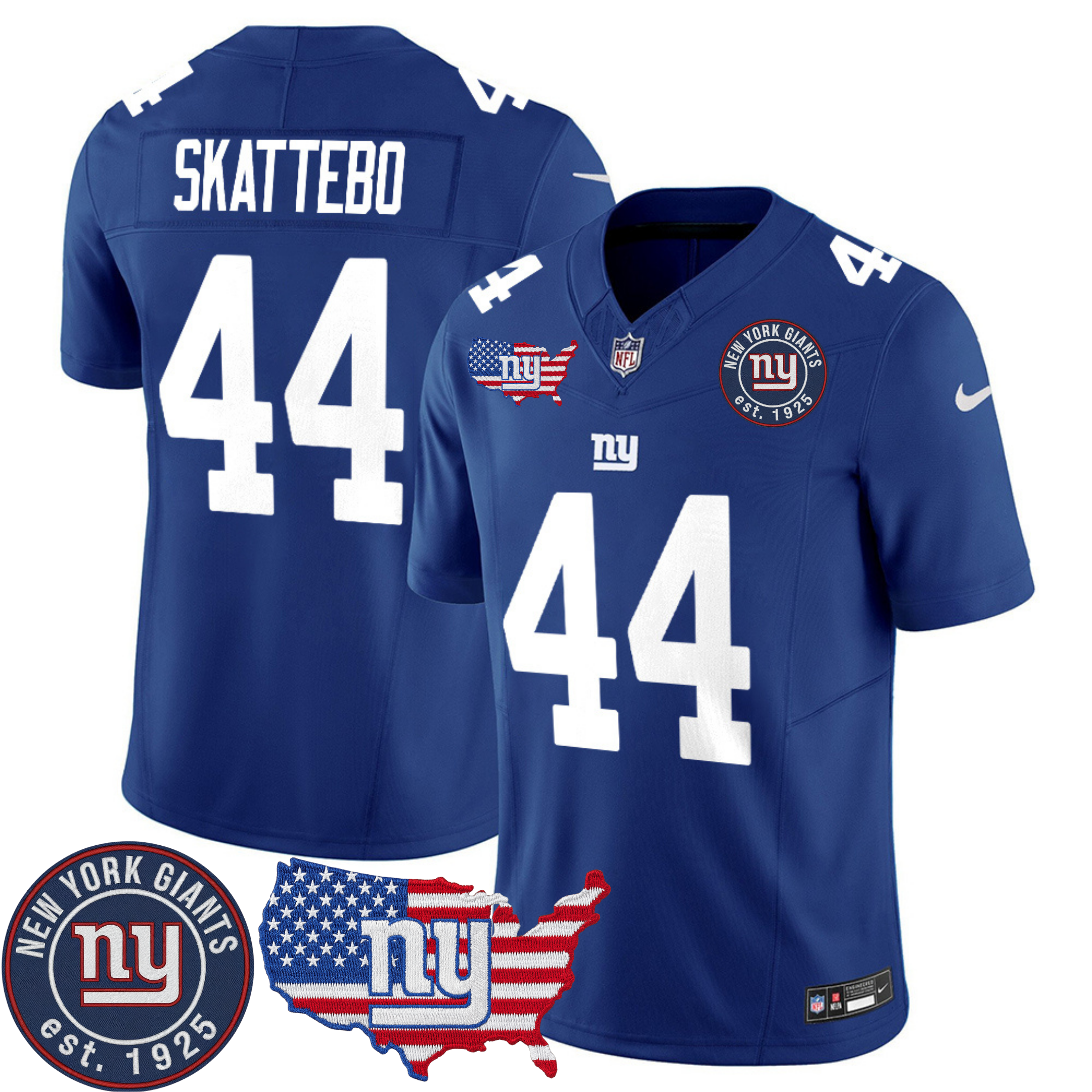 New York Giants Patch Vapor Jersey – All Stitched | NFL Jersey New York Giants Patch Vapor Jersey – All Stitched | NFL Jersey
