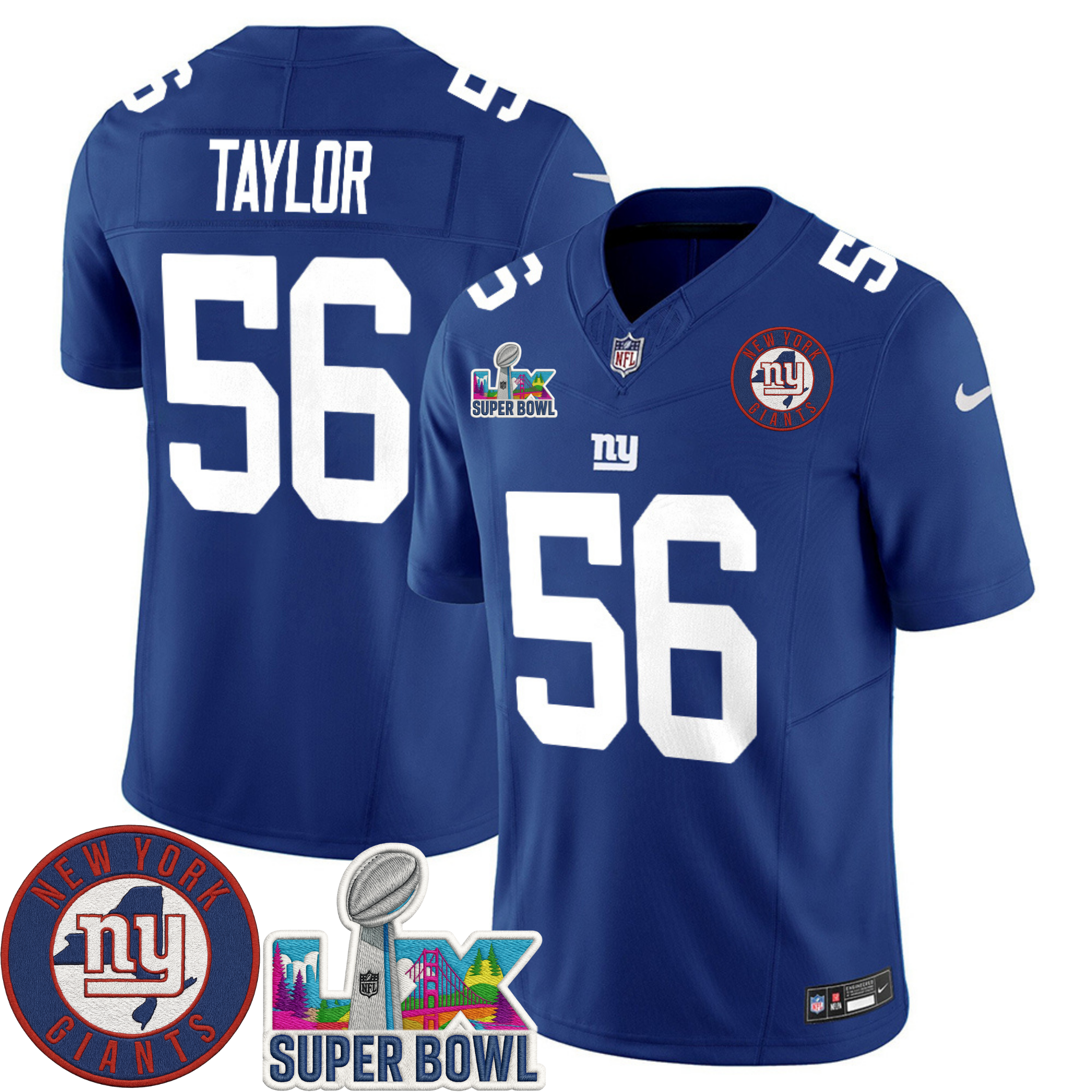 New York Giants NYG LIX Super Bowl Patch Vapor Jersey – All Stitched | NFL Jersey New York Giants NYG LIX Super Bowl Patch Vapor Jersey – All Stitched | NFL Jersey