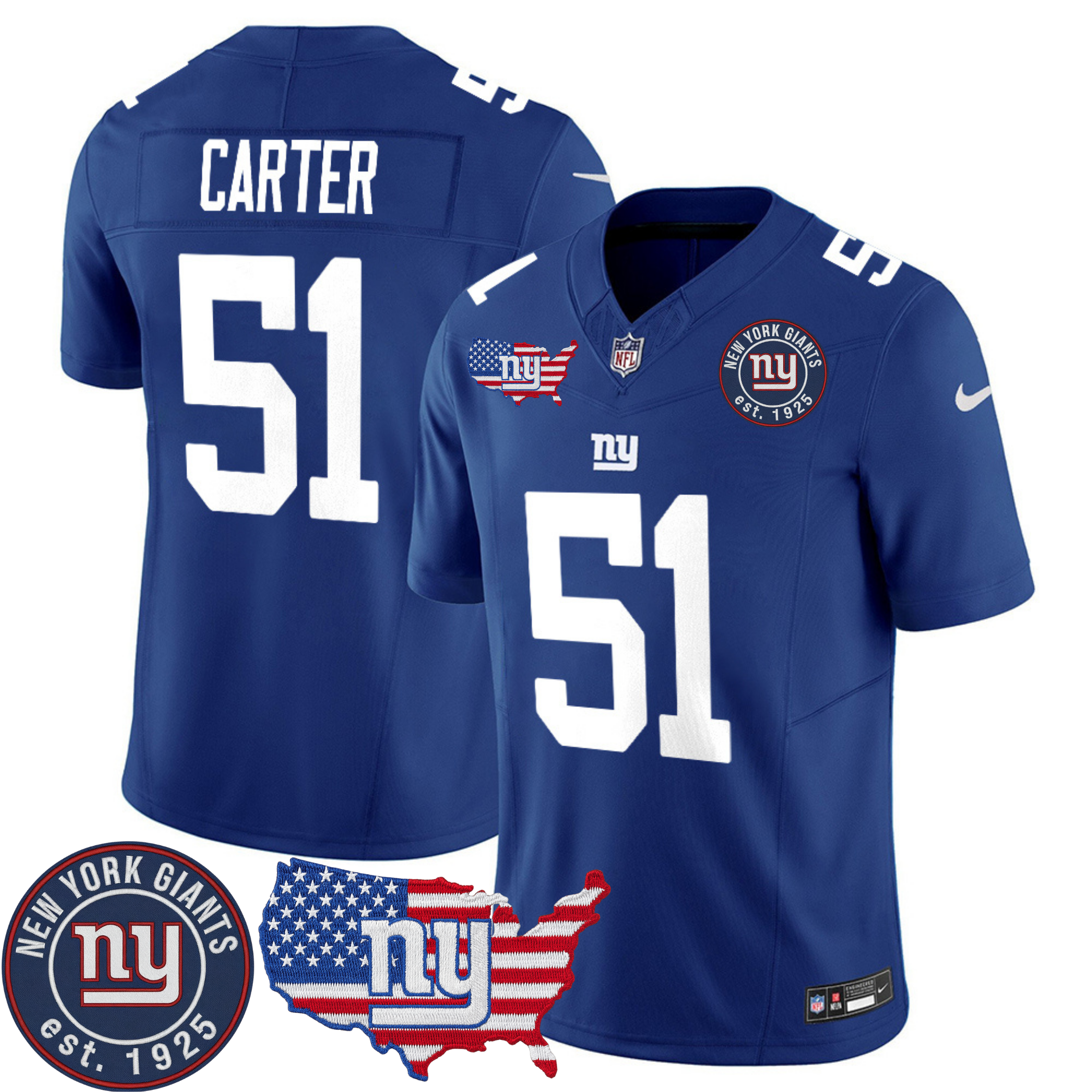 New York Giants Patch Vapor Jersey – All Stitched | NFL Jersey New York Giants Patch Vapor Jersey – All Stitched | NFL Jersey