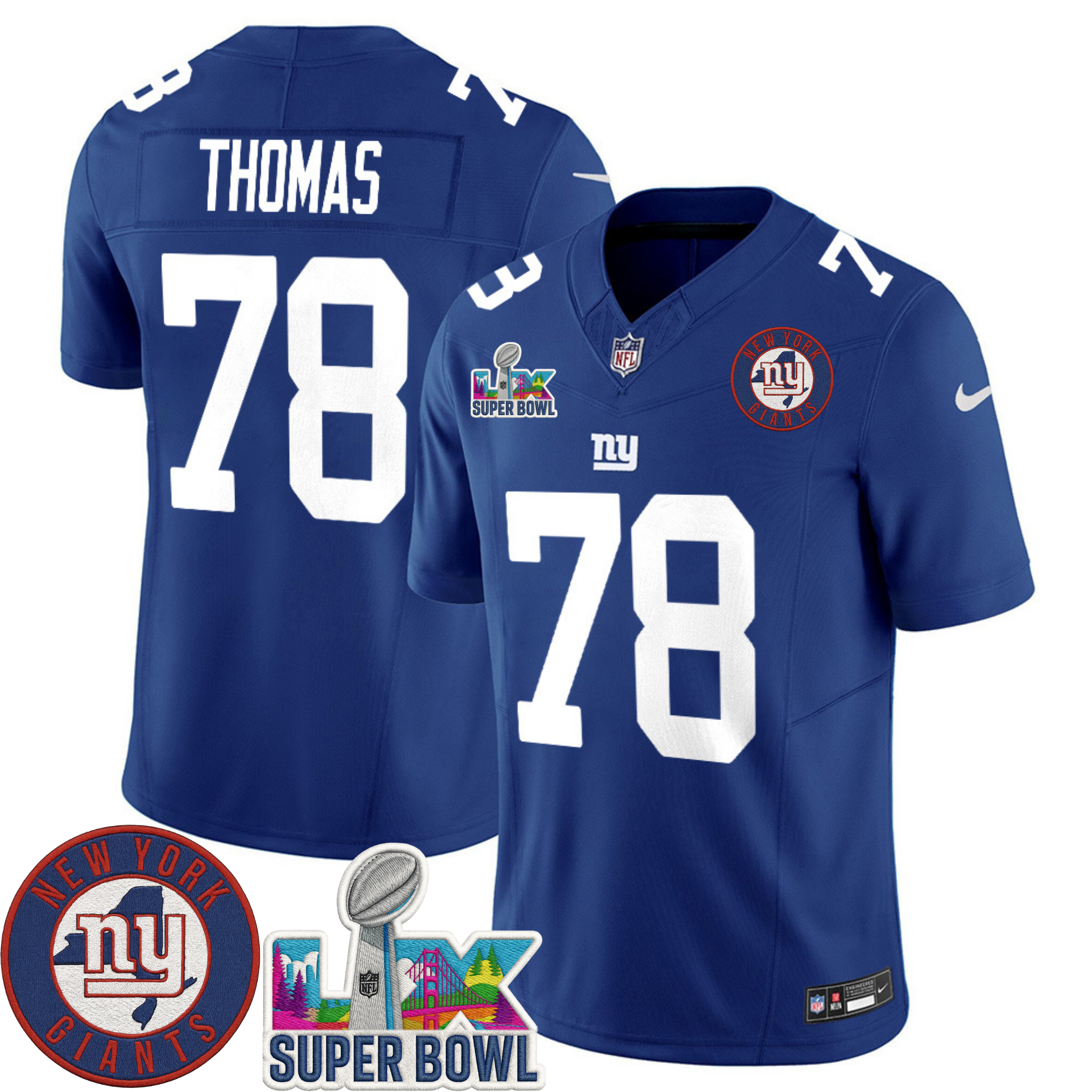 New York Giants NYG LIX Super Bowl Patch Vapor Jersey – All Stitched | NFL Jersey New York Giants NYG LIX Super Bowl Patch Vapor Jersey – All Stitched | NFL Jersey