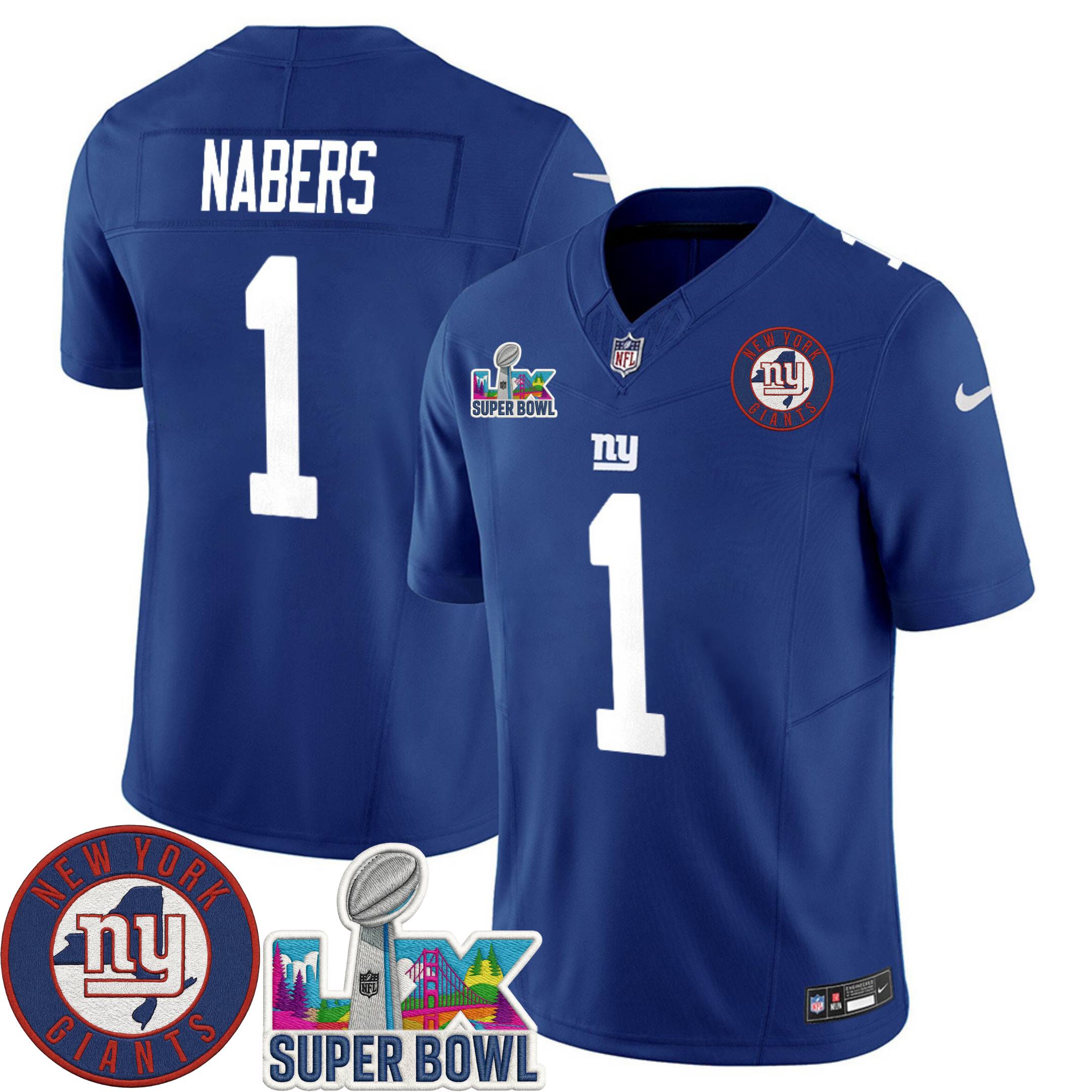 New York Giants NYG LIX Super Bowl Patch Vapor Jersey – All Stitched | NFL Jersey New York Giants NYG LIX Super Bowl Patch Vapor Jersey – All Stitched | NFL Jersey