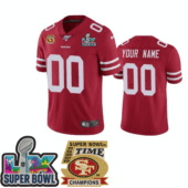 San Francisco 49ers Super Bowl LX Custom Jersey - All Stitched | NFL Jersey
