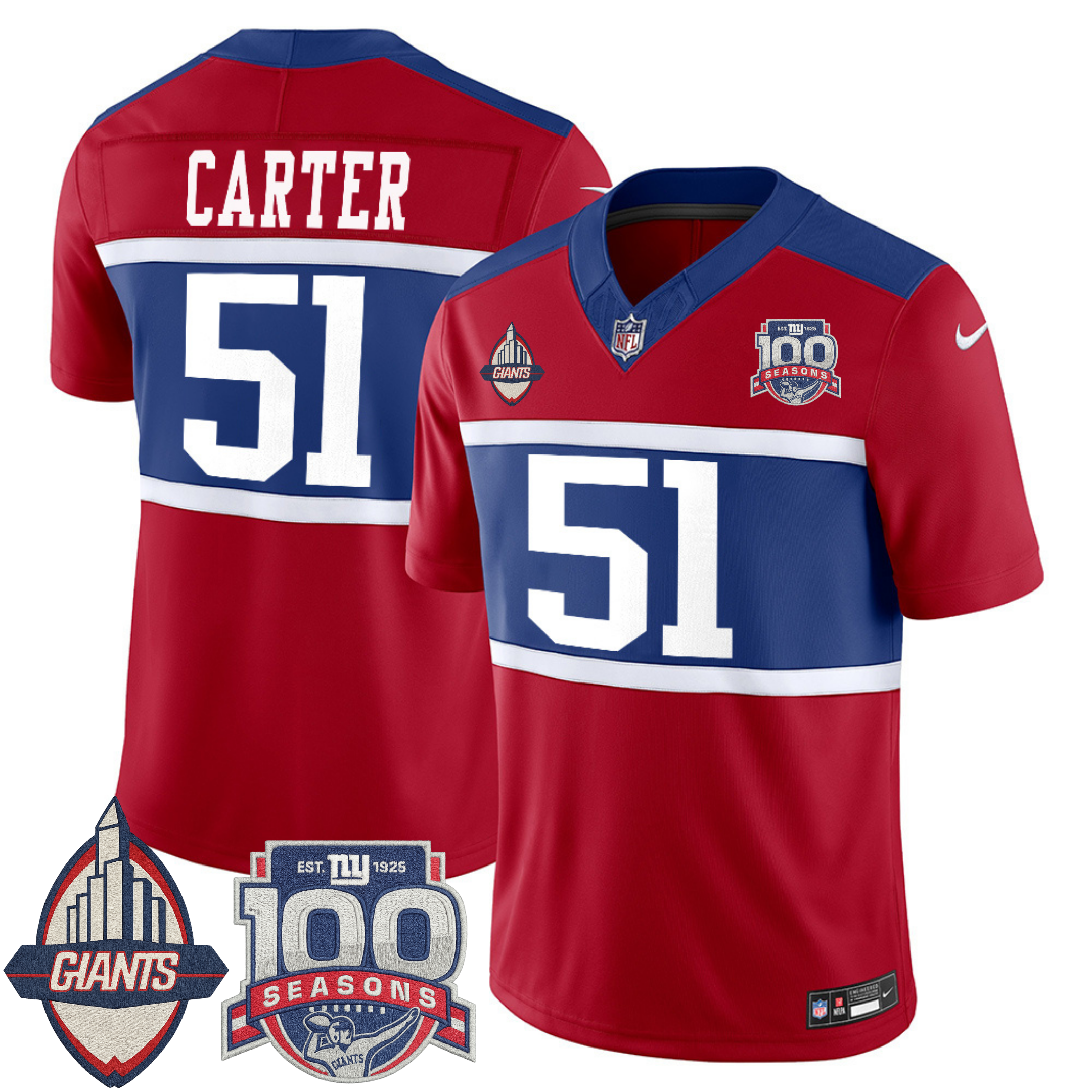 New York Giants Century Patch Commemorative Vapor Jersey – All Stitched | NFL Jersey New York Giants Century Patch Commemorative Vapor Jersey – All Stitched | NFL Jersey