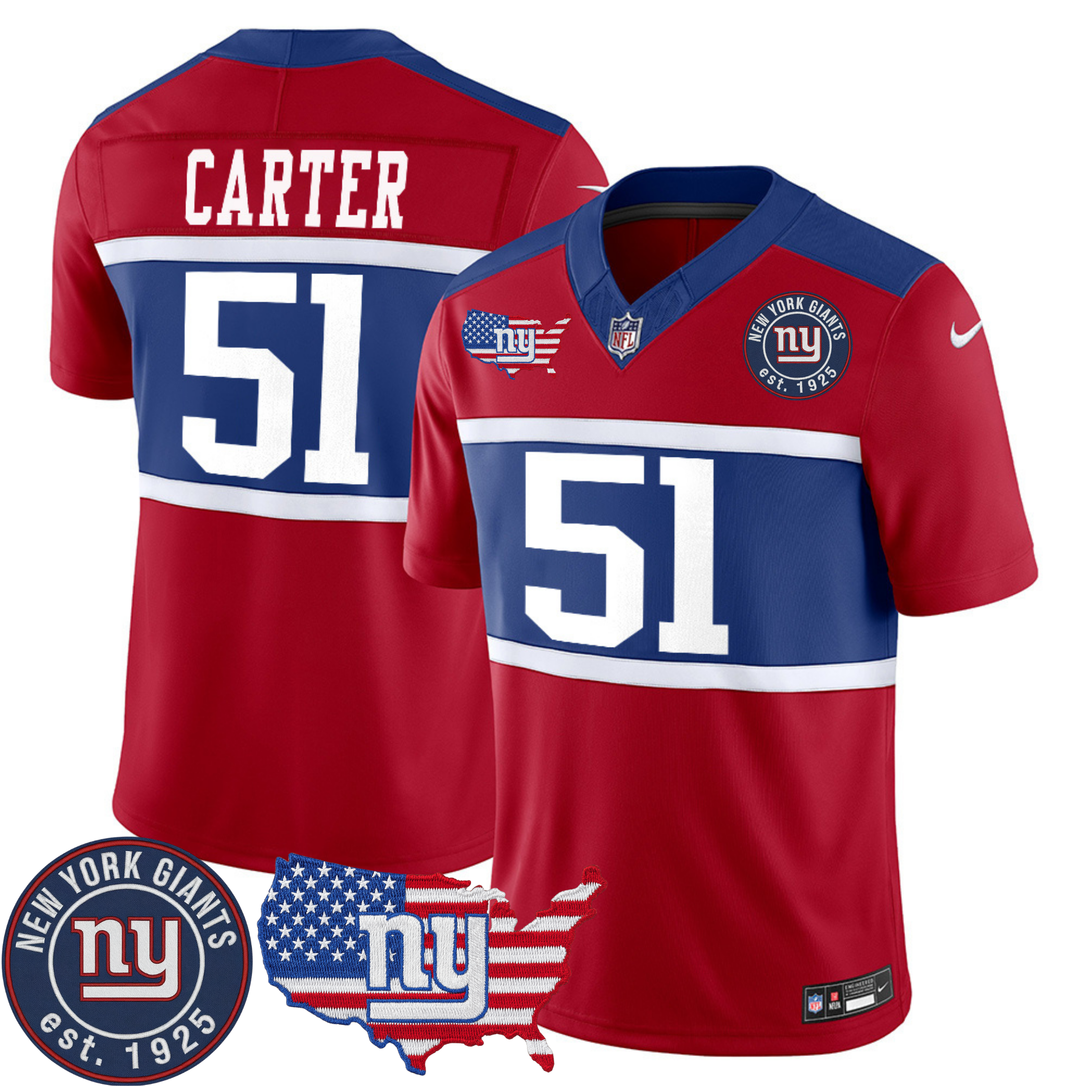 New York Giants Patch Vapor Jersey – All Stitched | NFL Jersey New York Giants Patch Vapor Jersey – All Stitched | NFL Jersey
