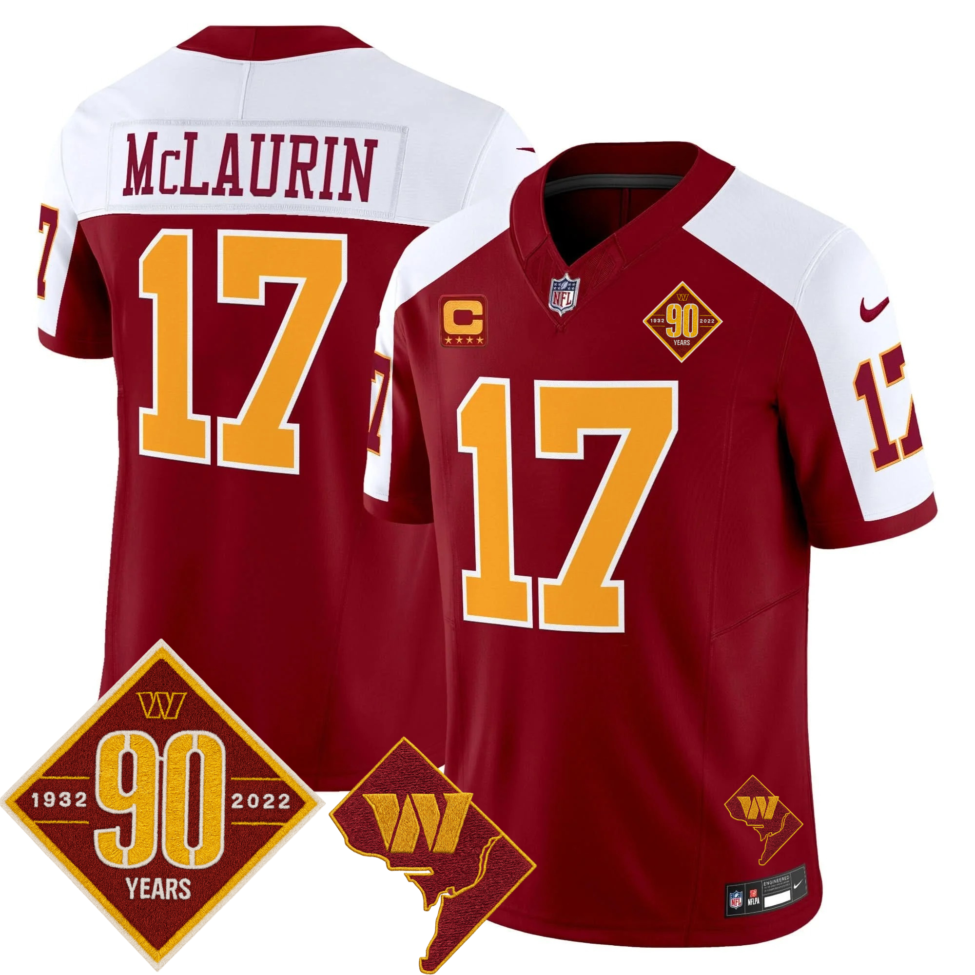 Washington Commanders Throwback Vapor Limited Jersey - All Stitched - Limited Jersey | NFL Jersey Washington Commanders Throwback Vapor Limited Jersey - All Stitched - Limited Jersey | NFL Jersey