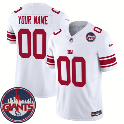 New York Giants State Patch Vapor Custom Limited Jersey - All Stitched - Limited Jersey | NFL Jersey