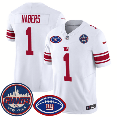 New York Giants NY Patch Commemorative Vapor Jersey – All Stitched | NFL Jersey