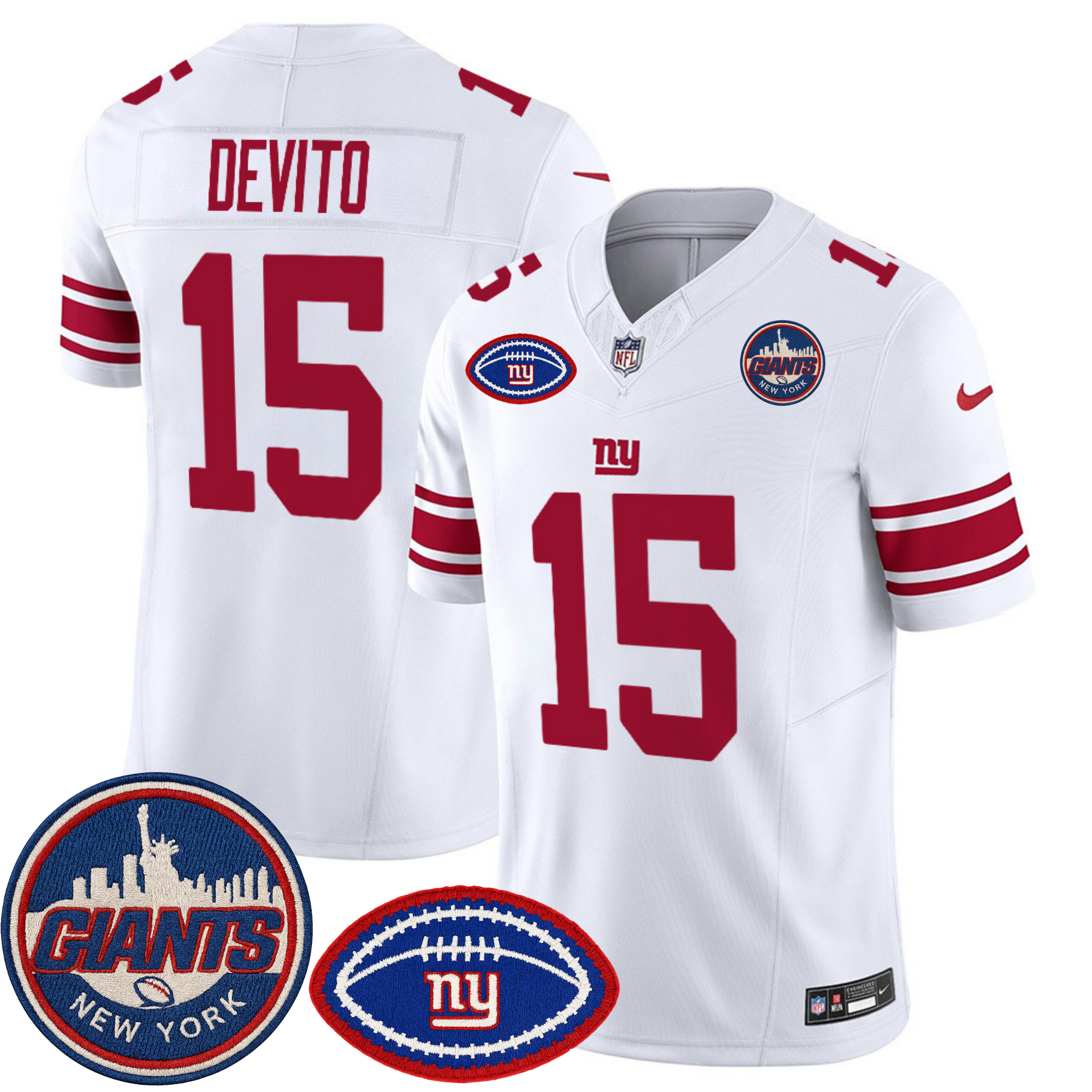 New York Giants NY Patch Commemorative Vapor Jersey – All Stitched | NFL Jersey New York Giants NY Patch Commemorative Vapor Jersey – All Stitched | NFL Jersey