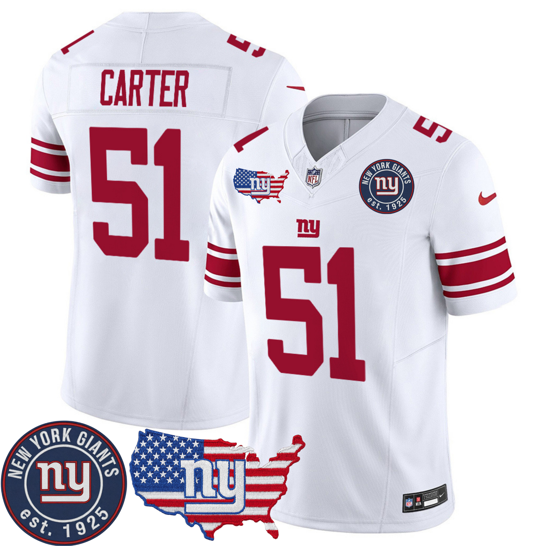 New York Giants Patch Vapor Jersey – All Stitched | NFL Jersey New York Giants Patch Vapor Jersey – All Stitched | NFL Jersey