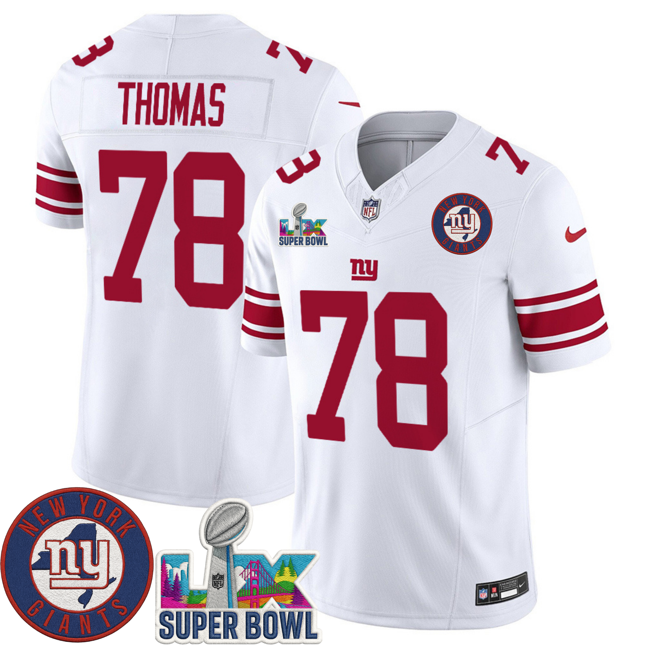New York Giants NYG LIX Super Bowl Patch Vapor Jersey – All Stitched | NFL Jersey New York Giants NYG LIX Super Bowl Patch Vapor Jersey – All Stitched | NFL Jersey