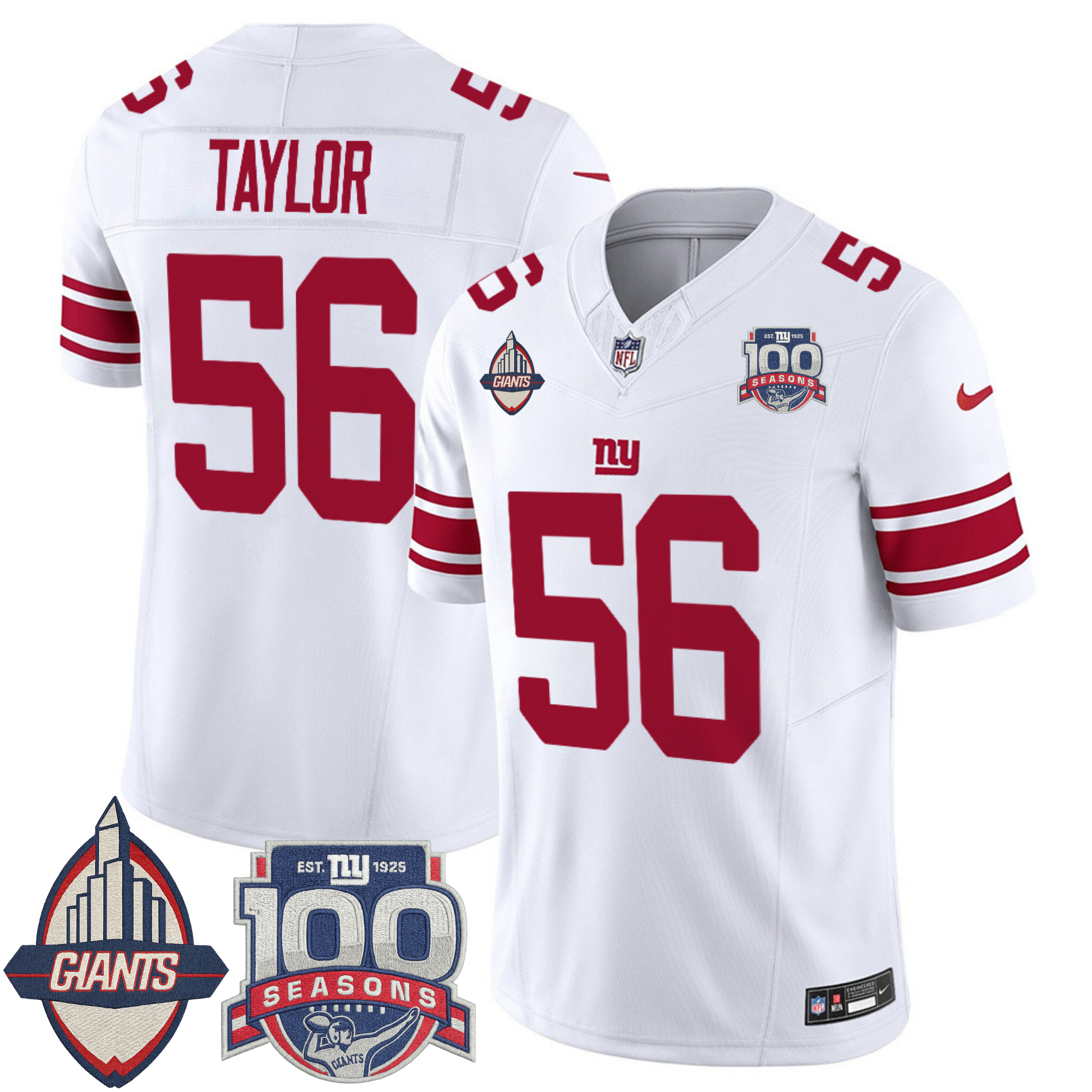New York Giants Century Patch Commemorative Vapor Jersey – All Stitched | NFL Jersey New York Giants Century Patch Commemorative Vapor Jersey – All Stitched | NFL Jersey