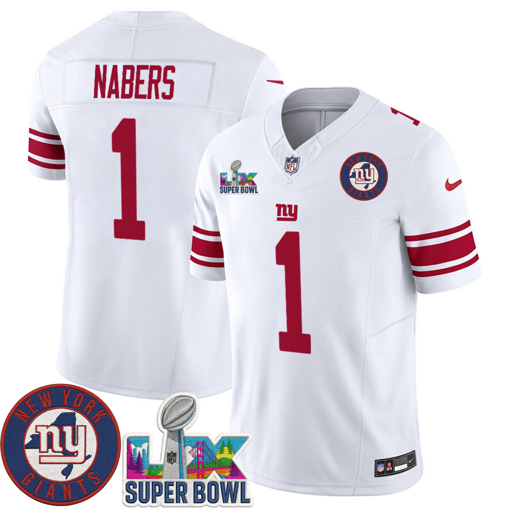 New York Giants NYG LIX Super Bowl Patch Vapor Jersey – All Stitched | NFL Jersey New York Giants NYG LIX Super Bowl Patch Vapor Jersey – All Stitched | NFL Jersey