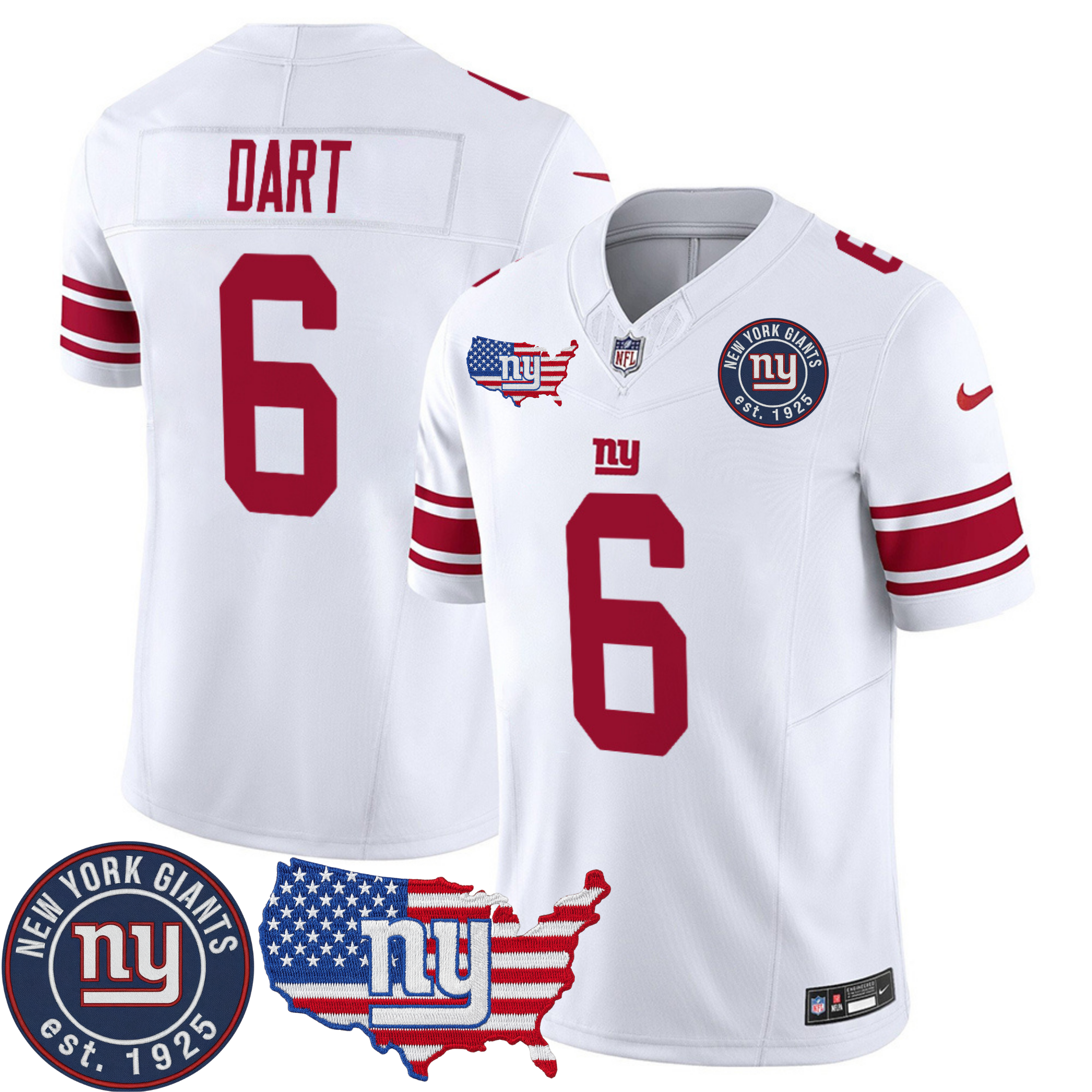 New York Giants Patch Vapor Jersey – All Stitched | NFL Jersey New York Giants Patch Vapor Jersey – All Stitched | NFL Jersey