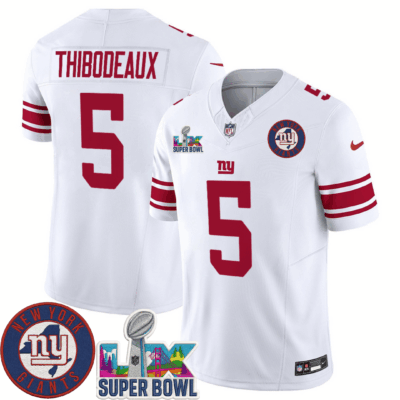 New York Giants NYG LIX Super Bowl Patch Vapor Jersey – All Stitched | NFL Jersey
