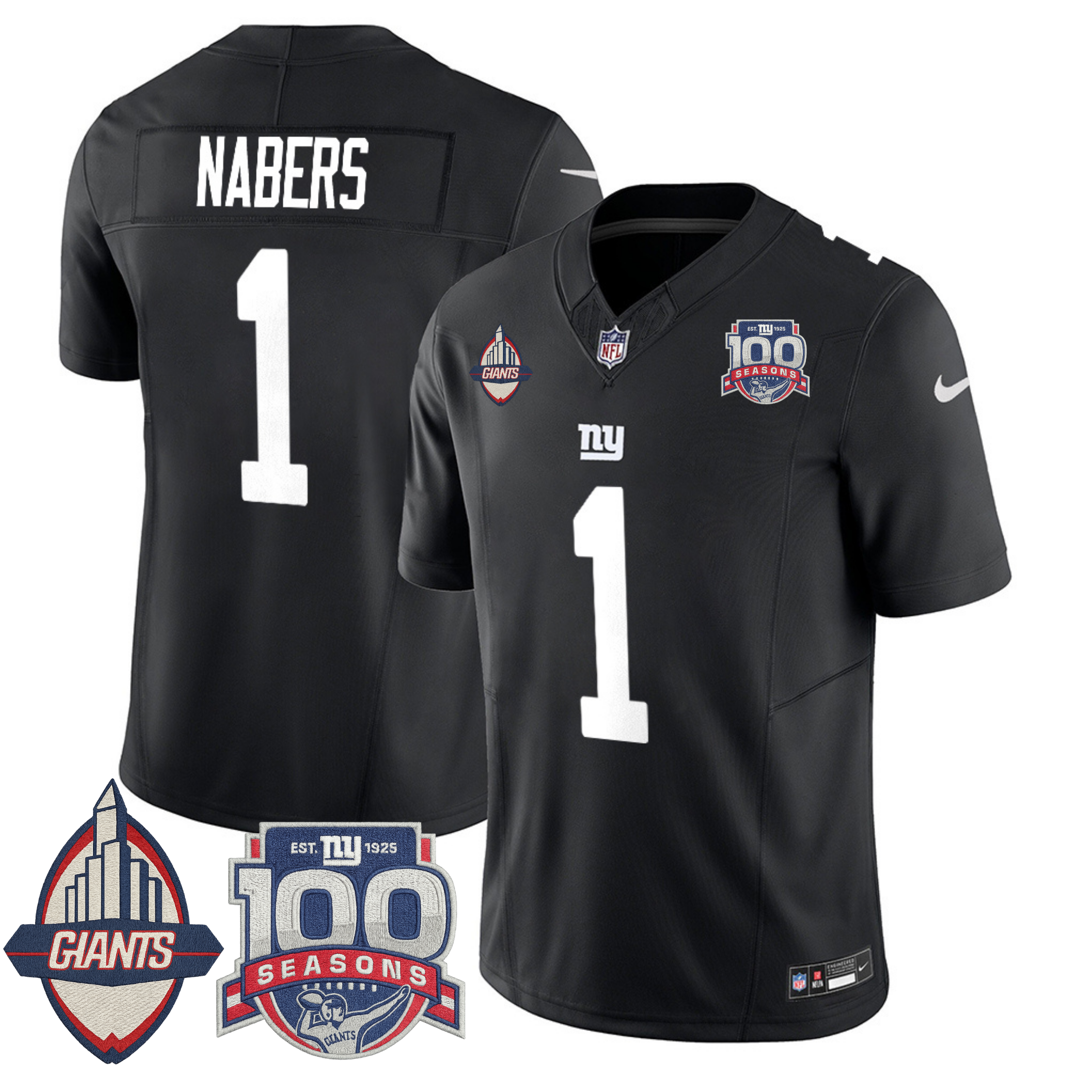 New York Giants Century Patch Commemorative Vapor Jersey – All Stitched | NFL Jersey New York Giants Century Patch Commemorative Vapor Jersey – All Stitched | NFL Jersey