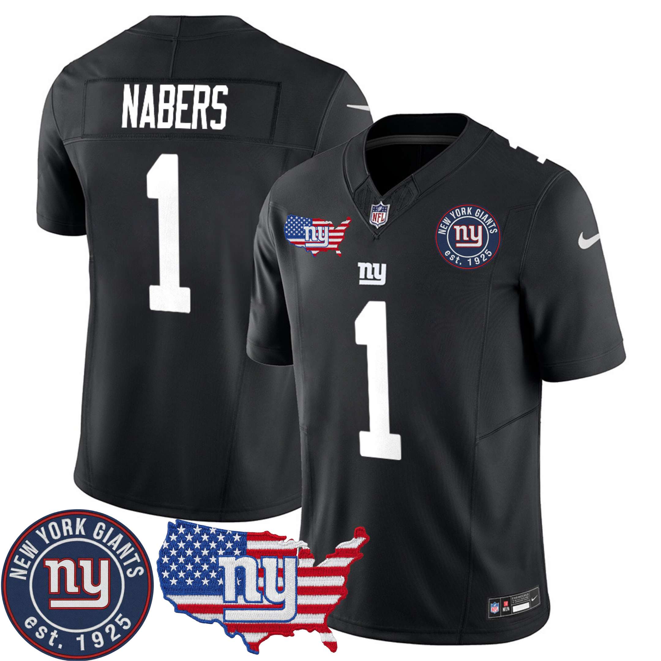 New York Giants Patch Vapor Jersey – All Stitched | NFL Jersey New York Giants Patch Vapor Jersey – All Stitched | NFL Jersey