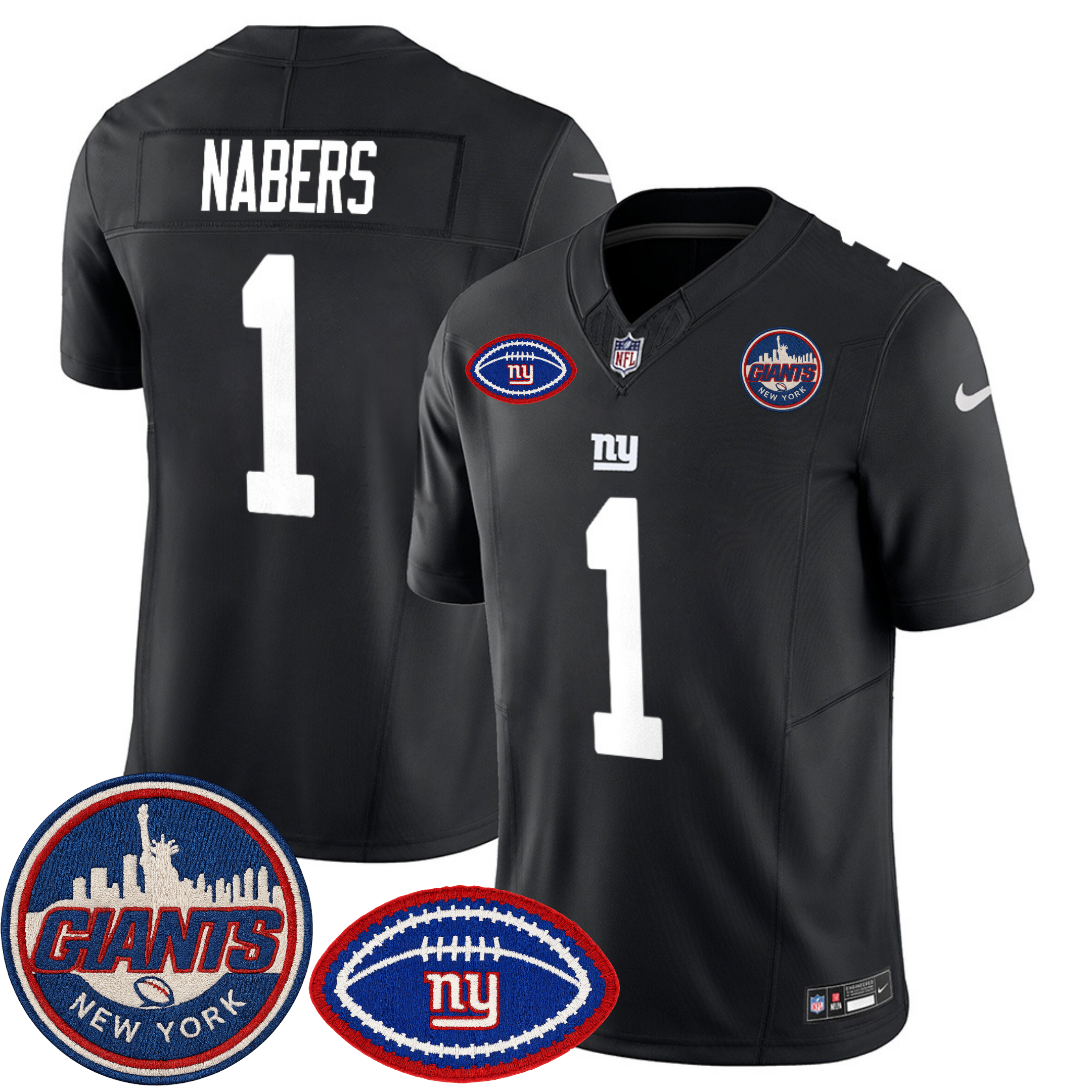 New York Giants NY Patch Commemorative Vapor Jersey – All Stitched | NFL Jersey New York Giants NY Patch Commemorative Vapor Jersey – All Stitched | NFL Jersey