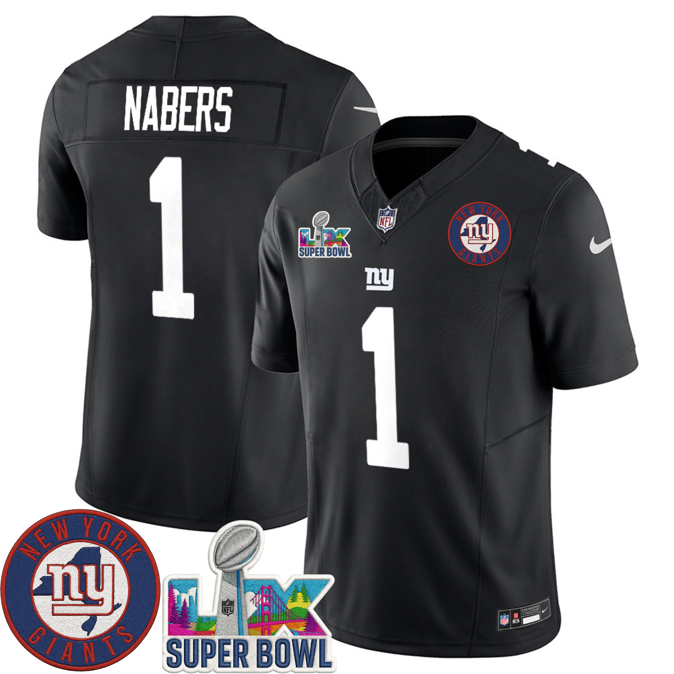 New York Giants NYG LIX Super Bowl Patch Vapor Jersey – All Stitched | NFL Jersey New York Giants NYG LIX Super Bowl Patch Vapor Jersey – All Stitched | NFL Jersey