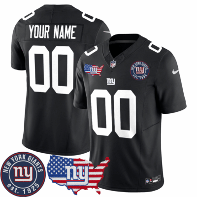 NYG New York USA Patch Commemorative Custom Vapor Jersey – All Stitched | NFL Jersey