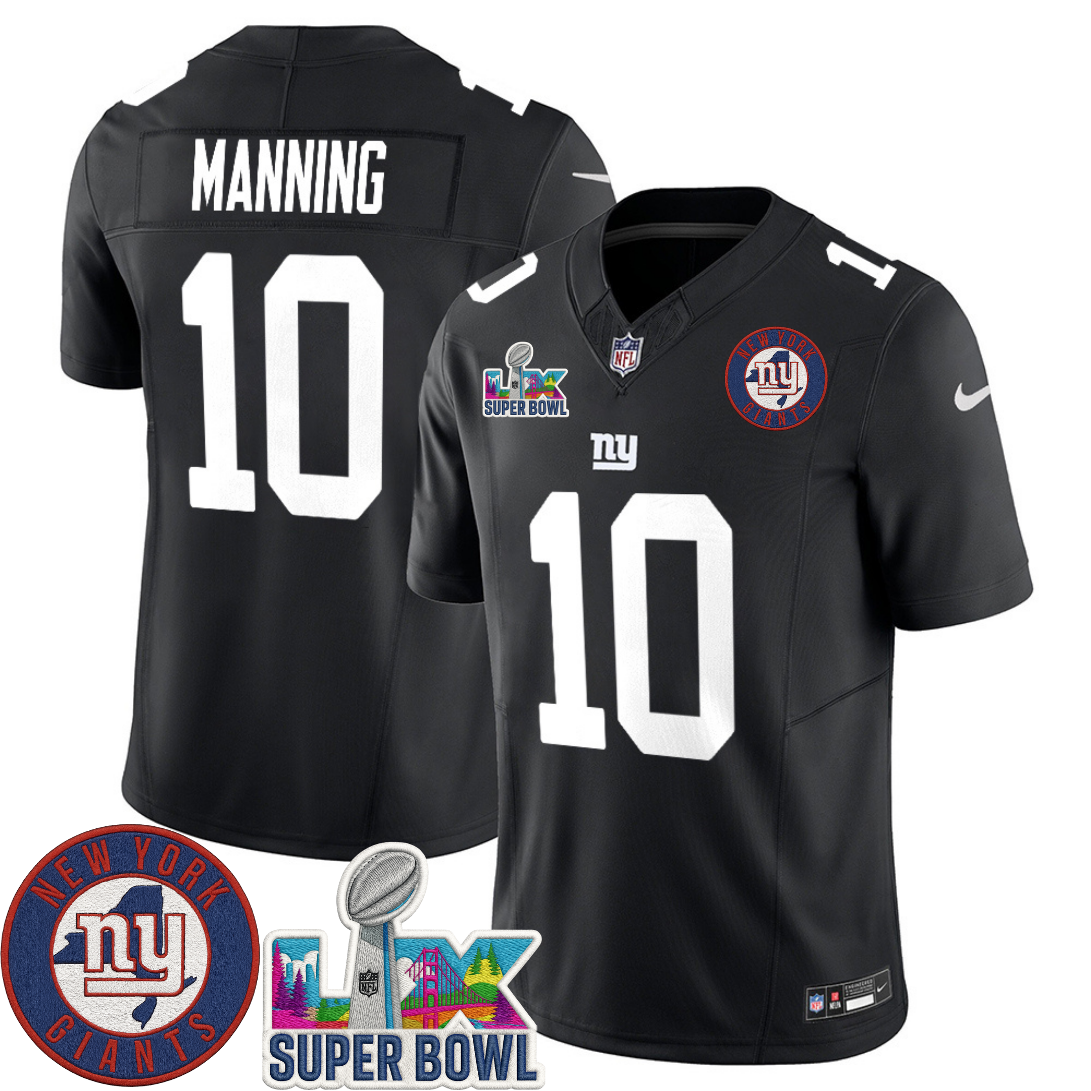 New York Giants NYG LIX Super Bowl Patch Vapor Jersey – All Stitched | NFL Jersey New York Giants NYG LIX Super Bowl Patch Vapor Jersey – All Stitched | NFL Jersey