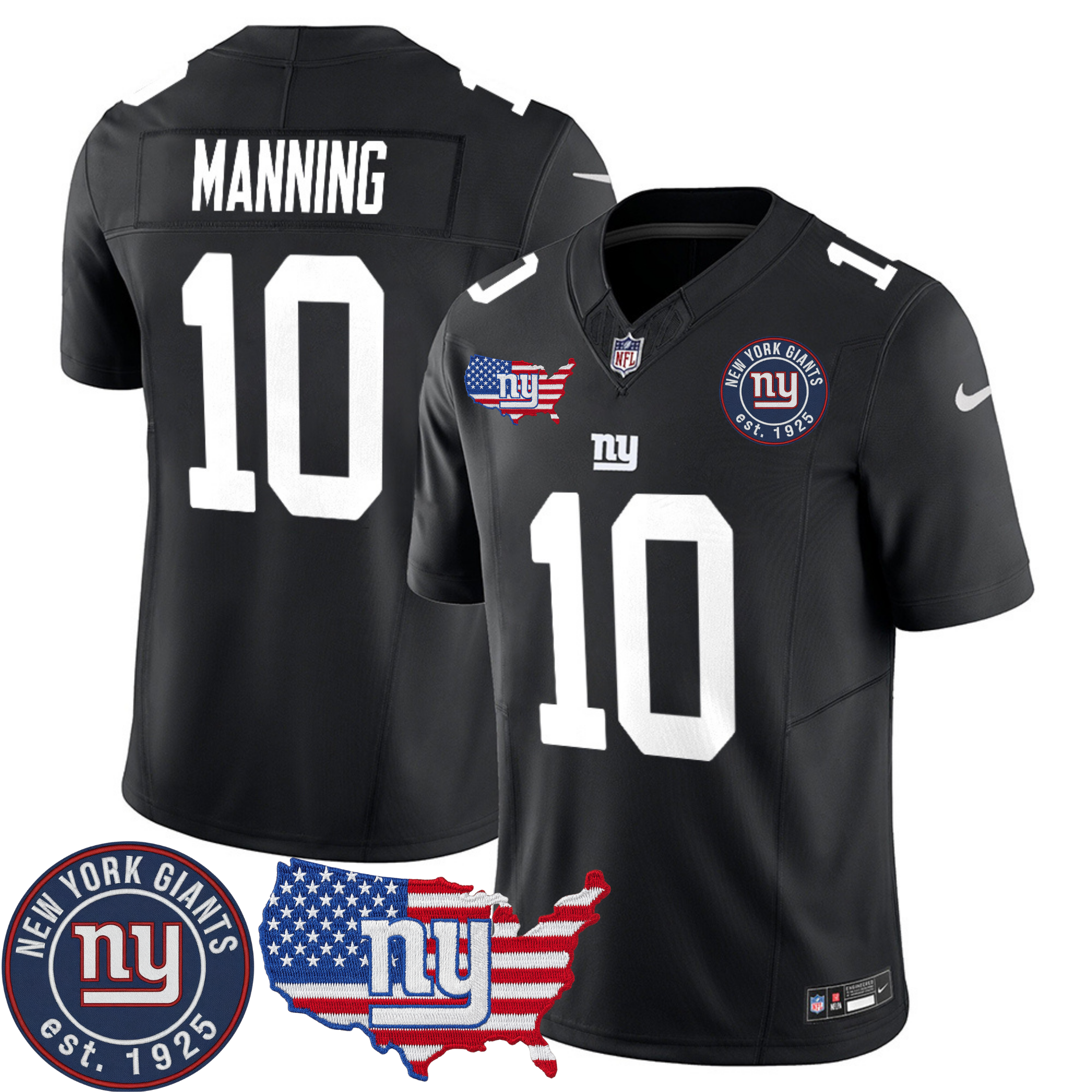 New York Giants Patch Vapor Jersey – All Stitched | NFL Jersey New York Giants Patch Vapor Jersey – All Stitched | NFL Jersey