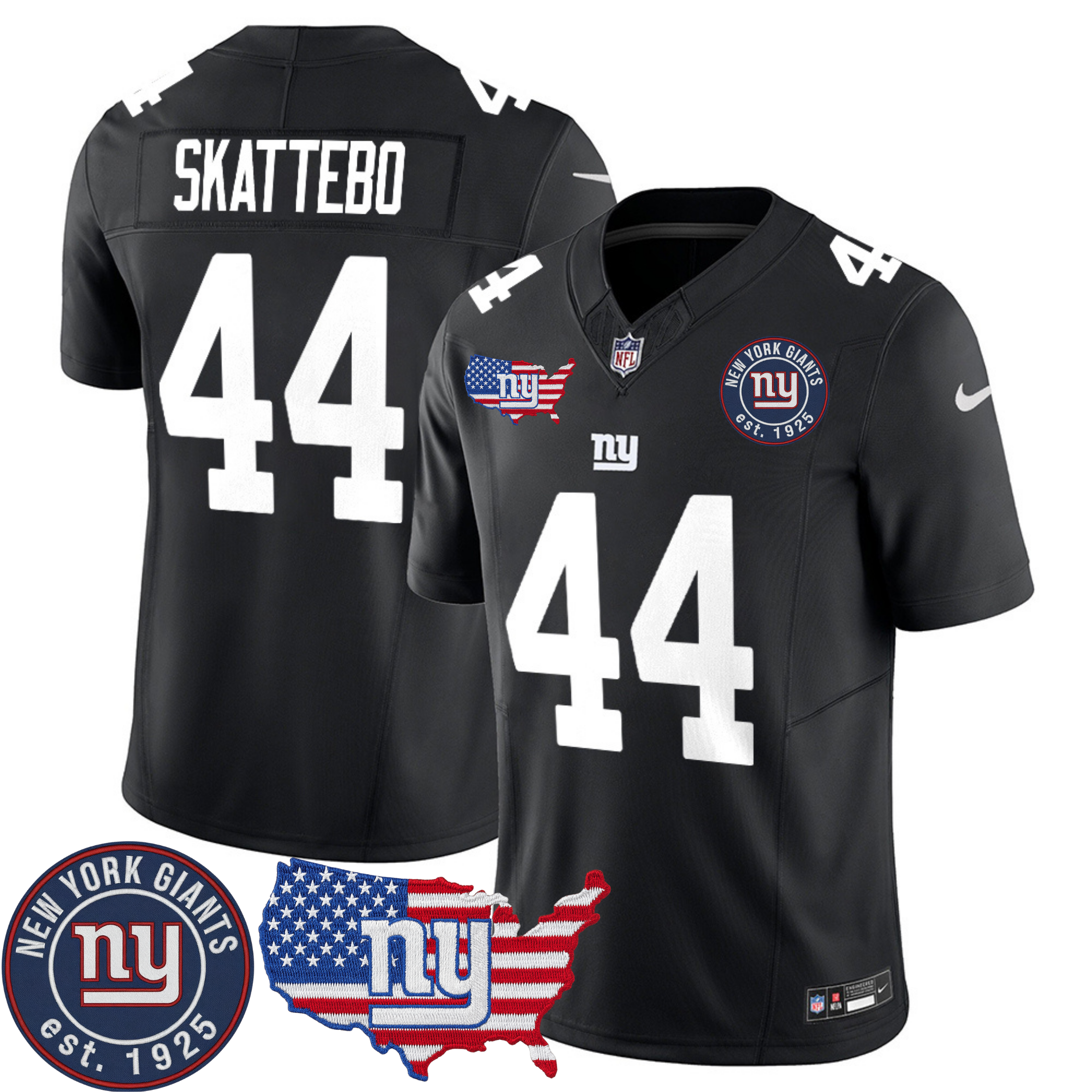 New York Giants Patch Vapor Jersey – All Stitched | NFL Jersey New York Giants Patch Vapor Jersey – All Stitched | NFL Jersey