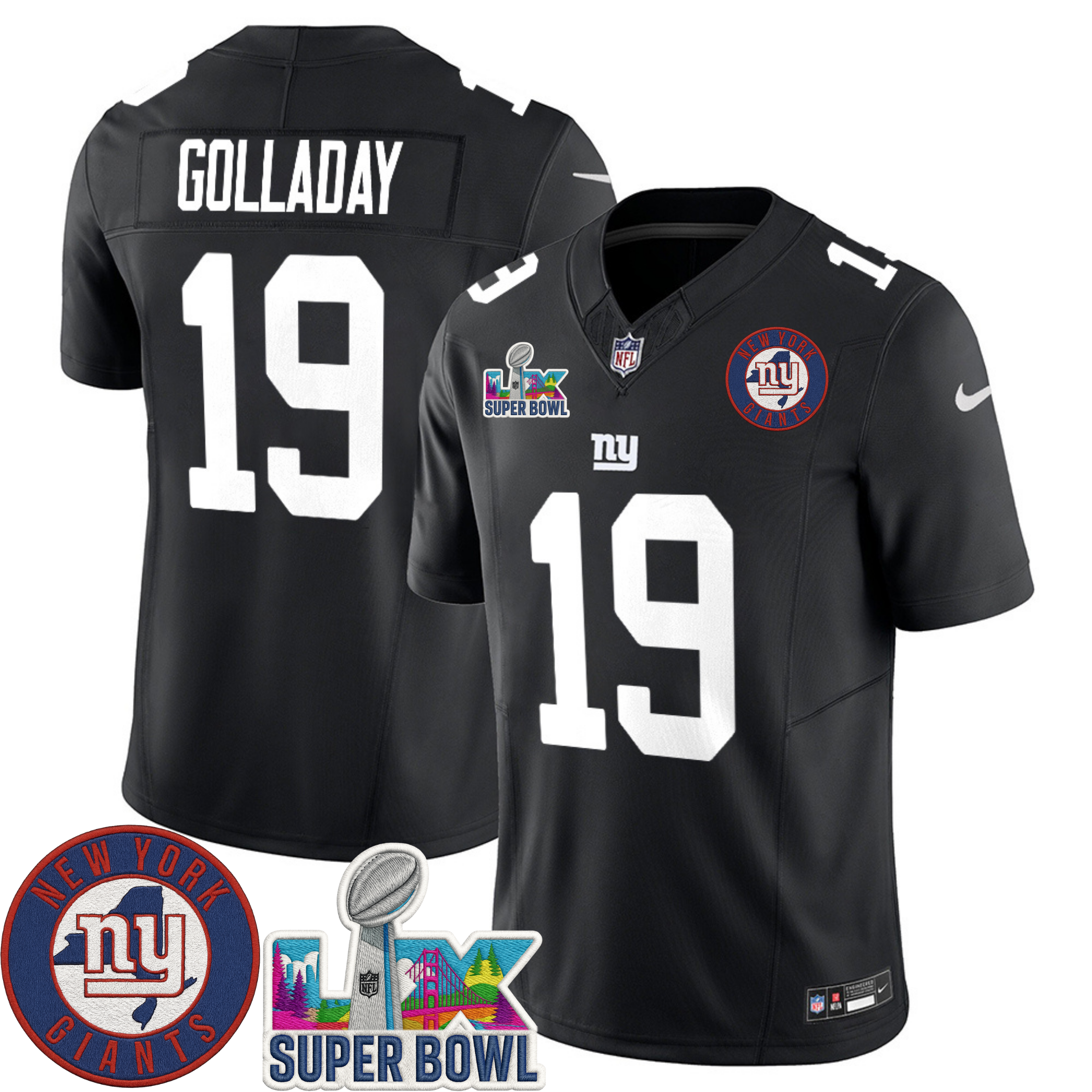 New York Giants NYG LIX Super Bowl Patch Vapor Jersey – All Stitched | NFL Jersey New York Giants NYG LIX Super Bowl Patch Vapor Jersey – All Stitched | NFL Jersey