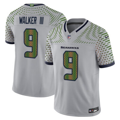 Seattle Seahawks Wolf Gray 2025 Rivalries Collection Limited Jersey - All Stitched - Limited Jersey | NFL Jersey