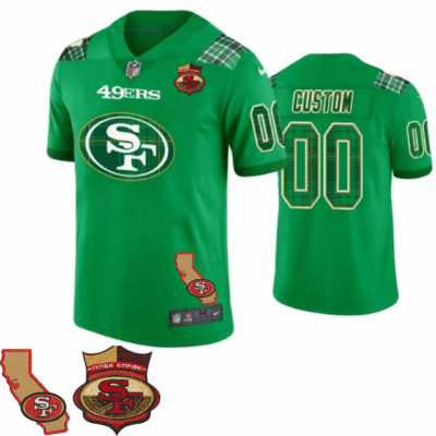 San Francisco 49ers Active Player Custom Patch Stitched Jersey – All Stitched | NFL Jersey