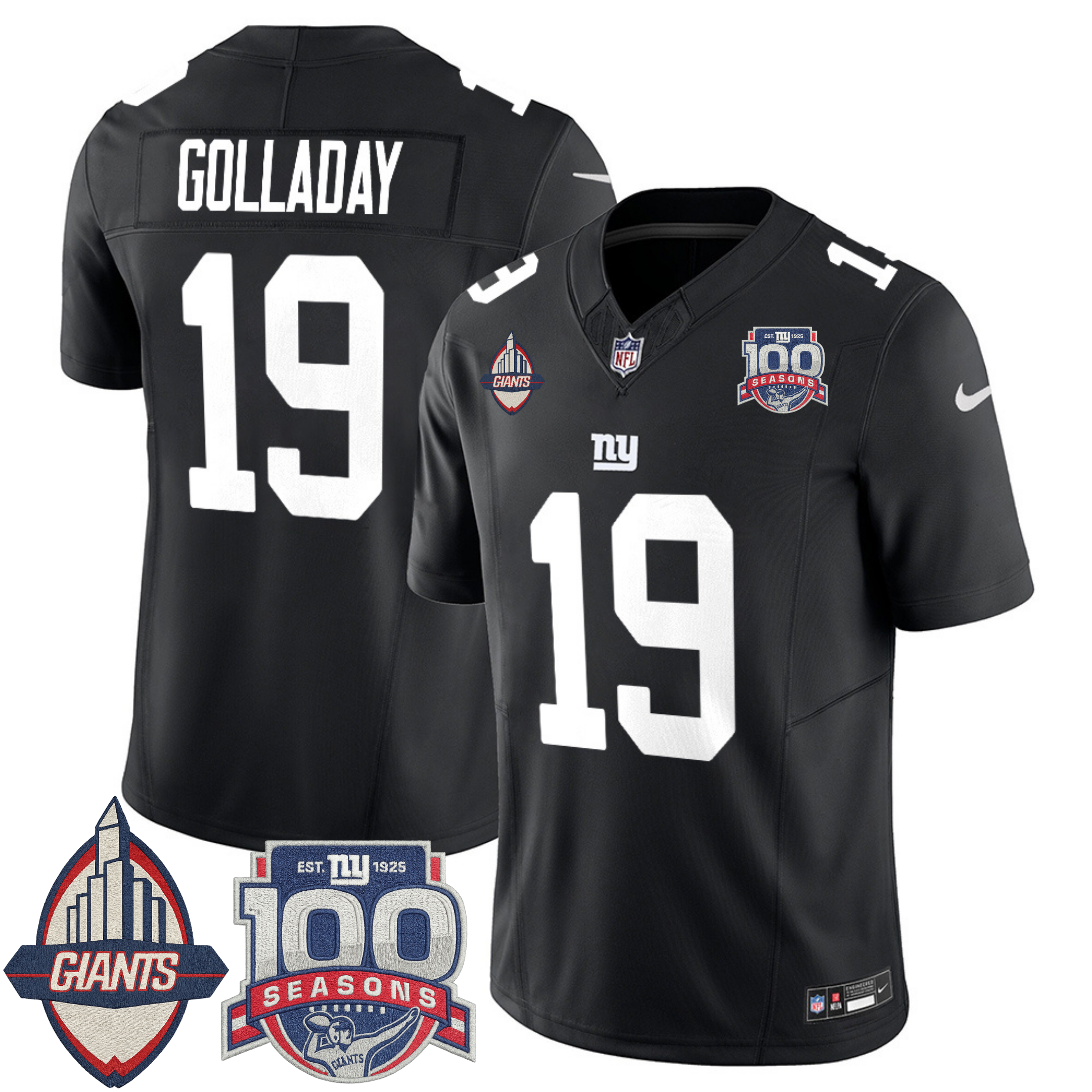 New York Giants Century Patch Commemorative Vapor Jersey – All Stitched | NFL Jersey New York Giants Century Patch Commemorative Vapor Jersey – All Stitched | NFL Jersey