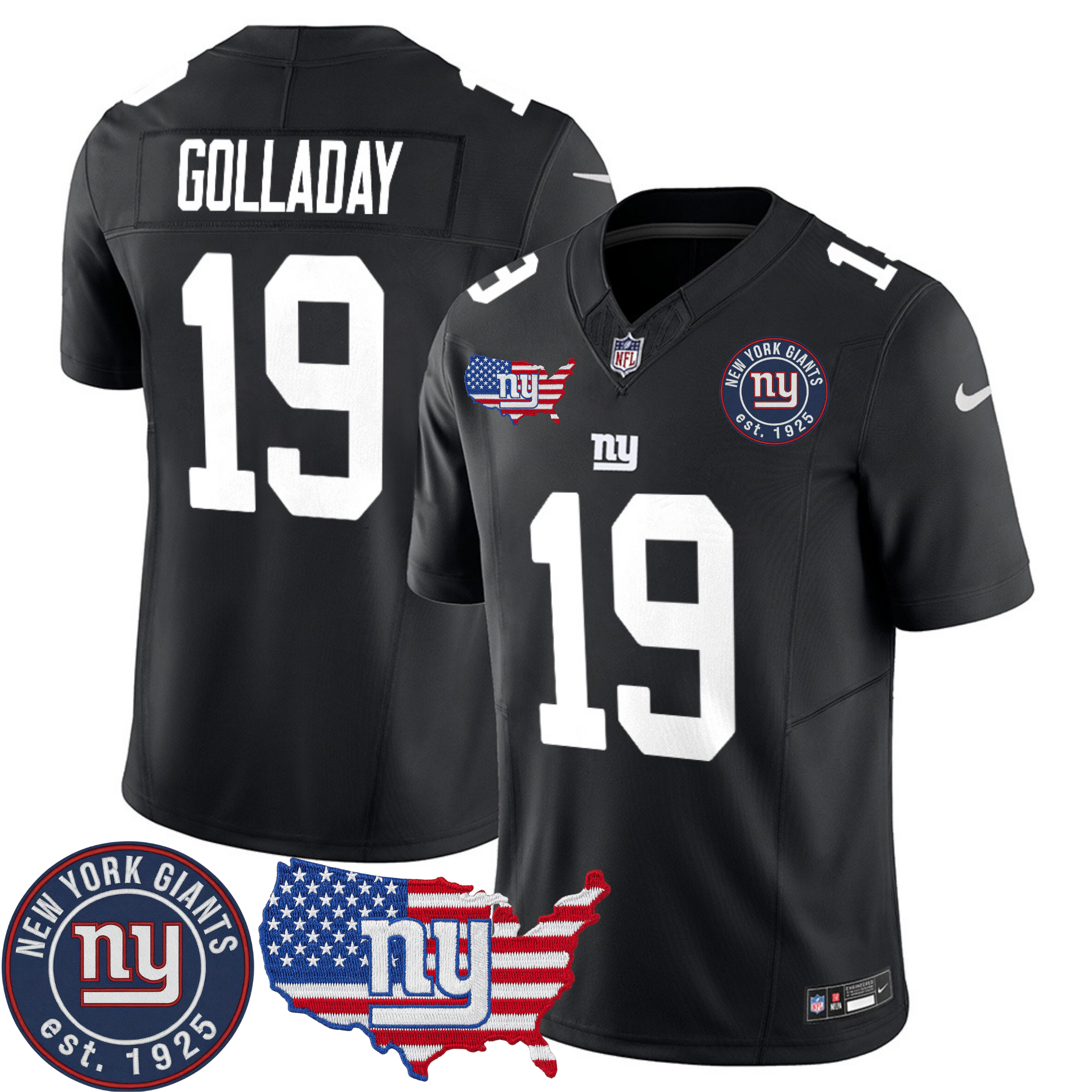 New York Giants Patch Vapor Jersey – All Stitched | NFL Jersey New York Giants Patch Vapor Jersey – All Stitched | NFL Jersey