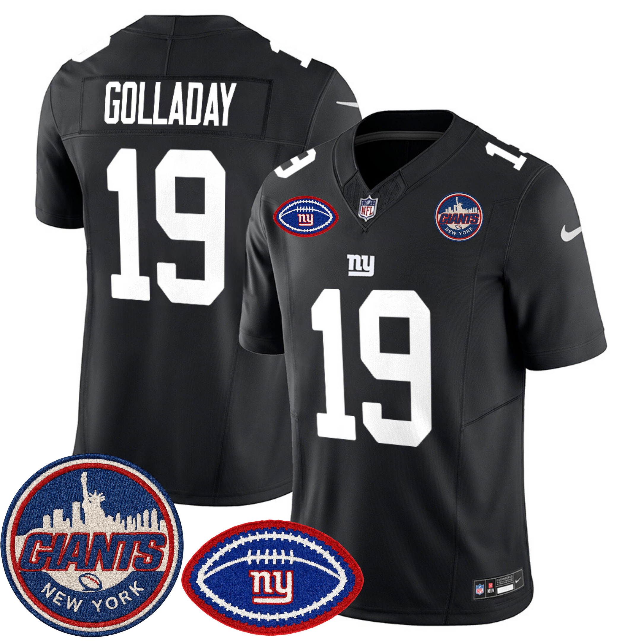 New York Giants NY Patch Commemorative Vapor Jersey – All Stitched | NFL Jersey New York Giants NY Patch Commemorative Vapor Jersey – All Stitched | NFL Jersey