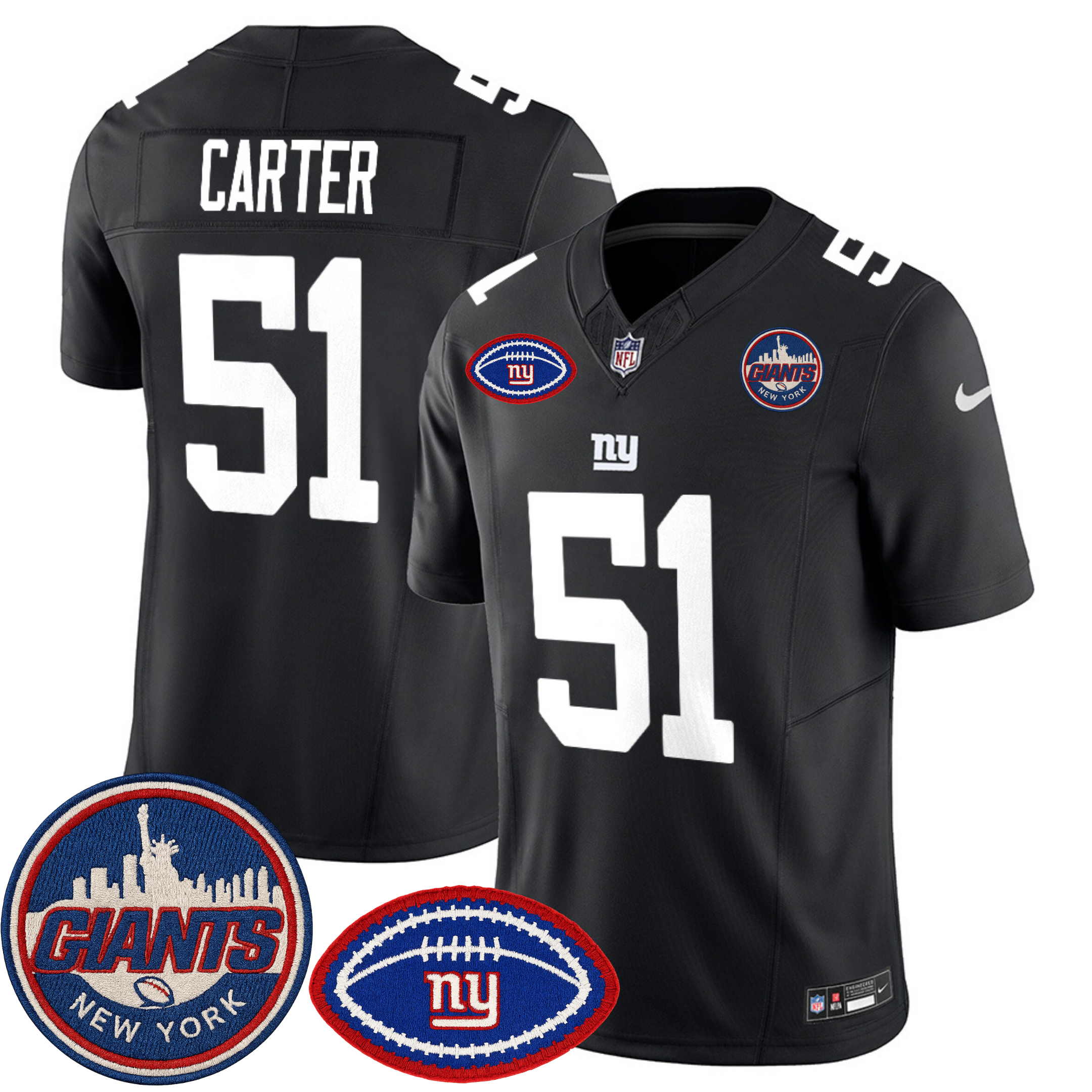New York Giants NY Patch Commemorative Vapor Jersey – All Stitched | NFL Jersey New York Giants NY Patch Commemorative Vapor Jersey – All Stitched | NFL Jersey