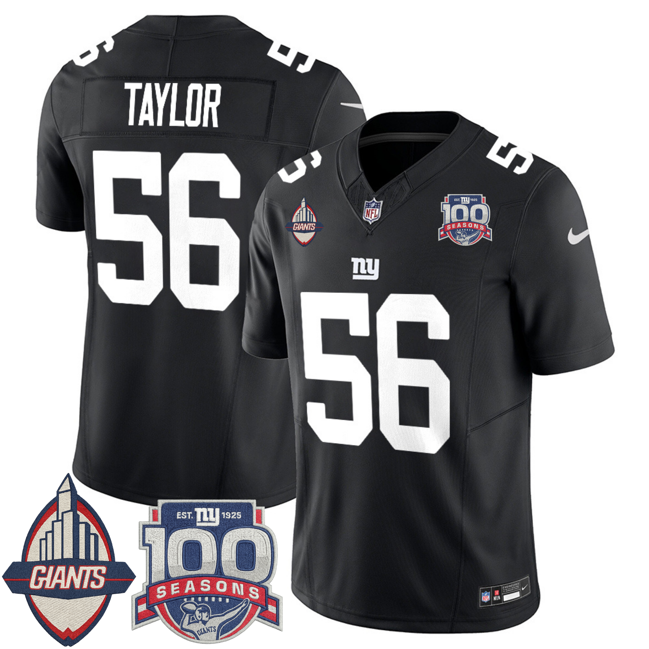 New York Giants Century Patch Commemorative Vapor Jersey – All Stitched | NFL Jersey New York Giants Century Patch Commemorative Vapor Jersey – All Stitched | NFL Jersey