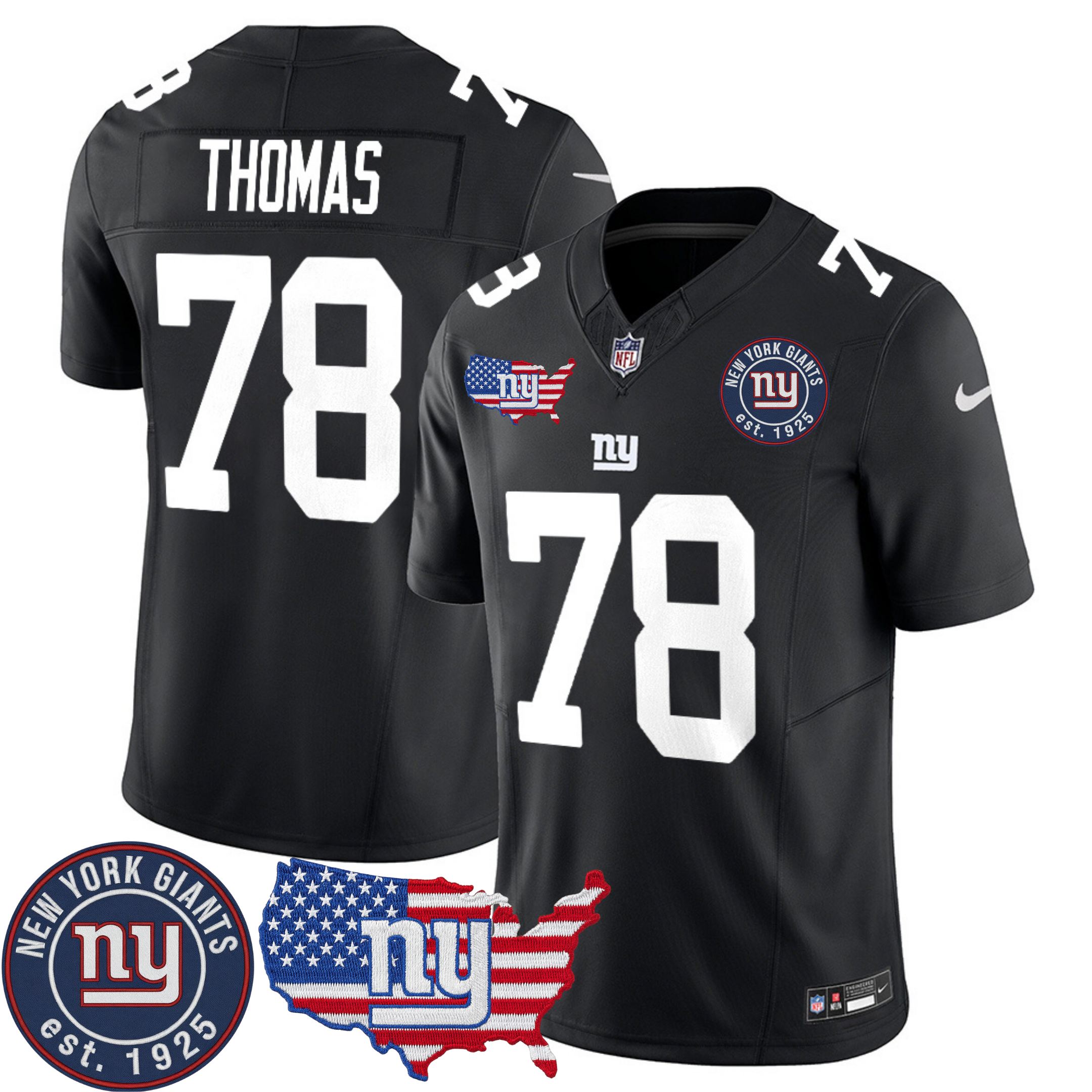 New York Giants Patch Vapor Jersey – All Stitched | NFL Jersey New York Giants Patch Vapor Jersey – All Stitched | NFL Jersey
