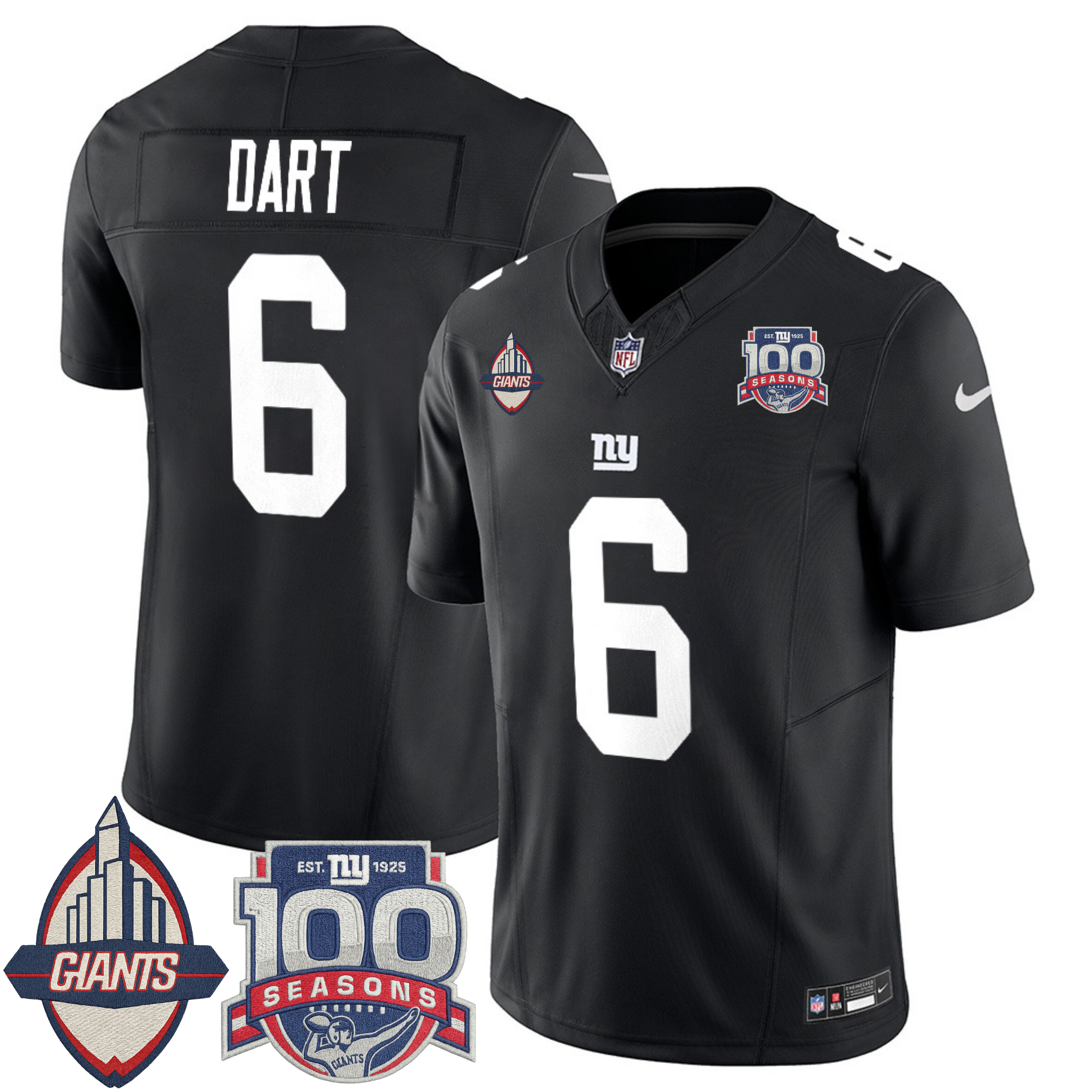 New York Giants Century Patch Commemorative Vapor Jersey – All Stitched | NFL Jersey New York Giants Century Patch Commemorative Vapor Jersey – All Stitched | NFL Jersey