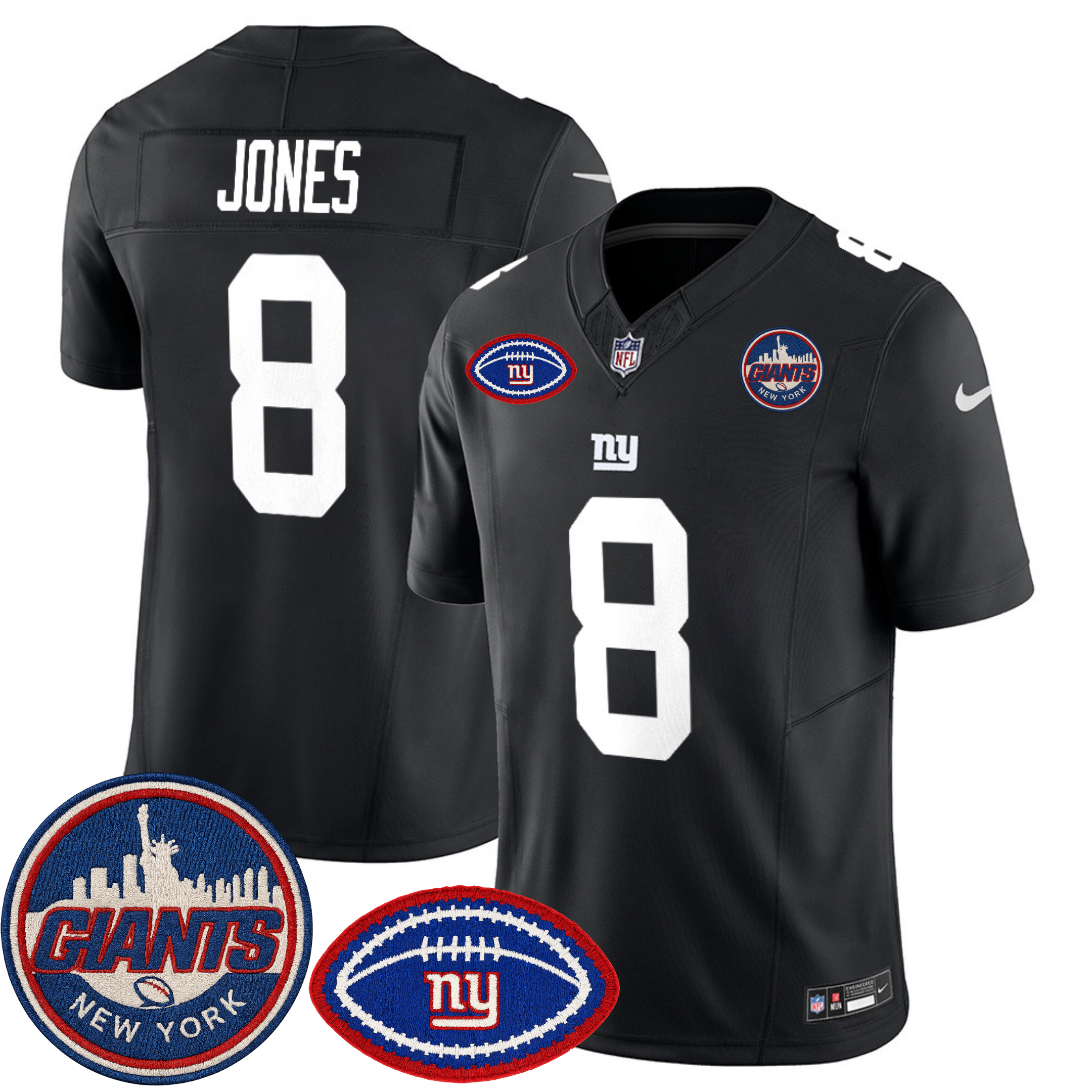 New York Giants NY Patch Commemorative Vapor Jersey – All Stitched | NFL Jersey New York Giants NY Patch Commemorative Vapor Jersey – All Stitched | NFL Jersey