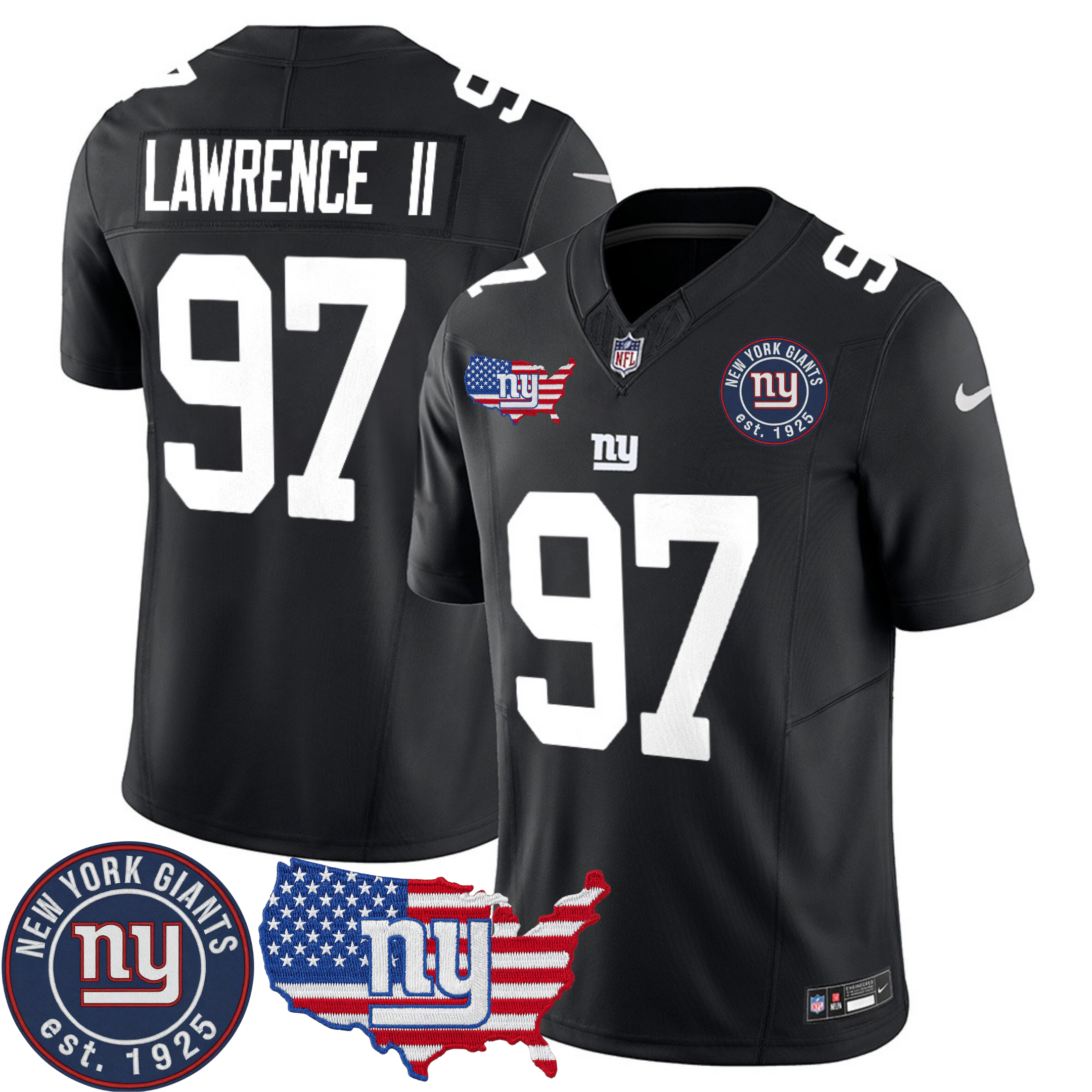 New York Giants Patch Vapor Jersey – All Stitched | NFL Jersey New York Giants Patch Vapor Jersey – All Stitched | NFL Jersey