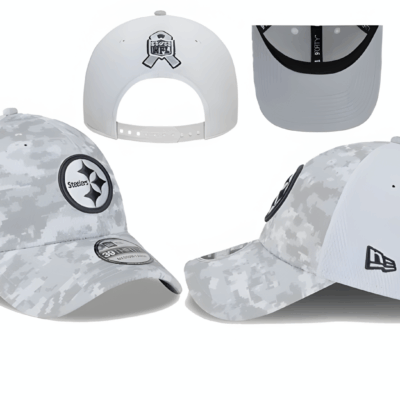 Pittsburgh Steelers New Era 2024 Salute To Service Arctic Camo - Limited Hat | NFL HAT Pittsburgh Steelers New Era 2024 Salute To Service Arctic Camo - Limited Hat | NFL HAT